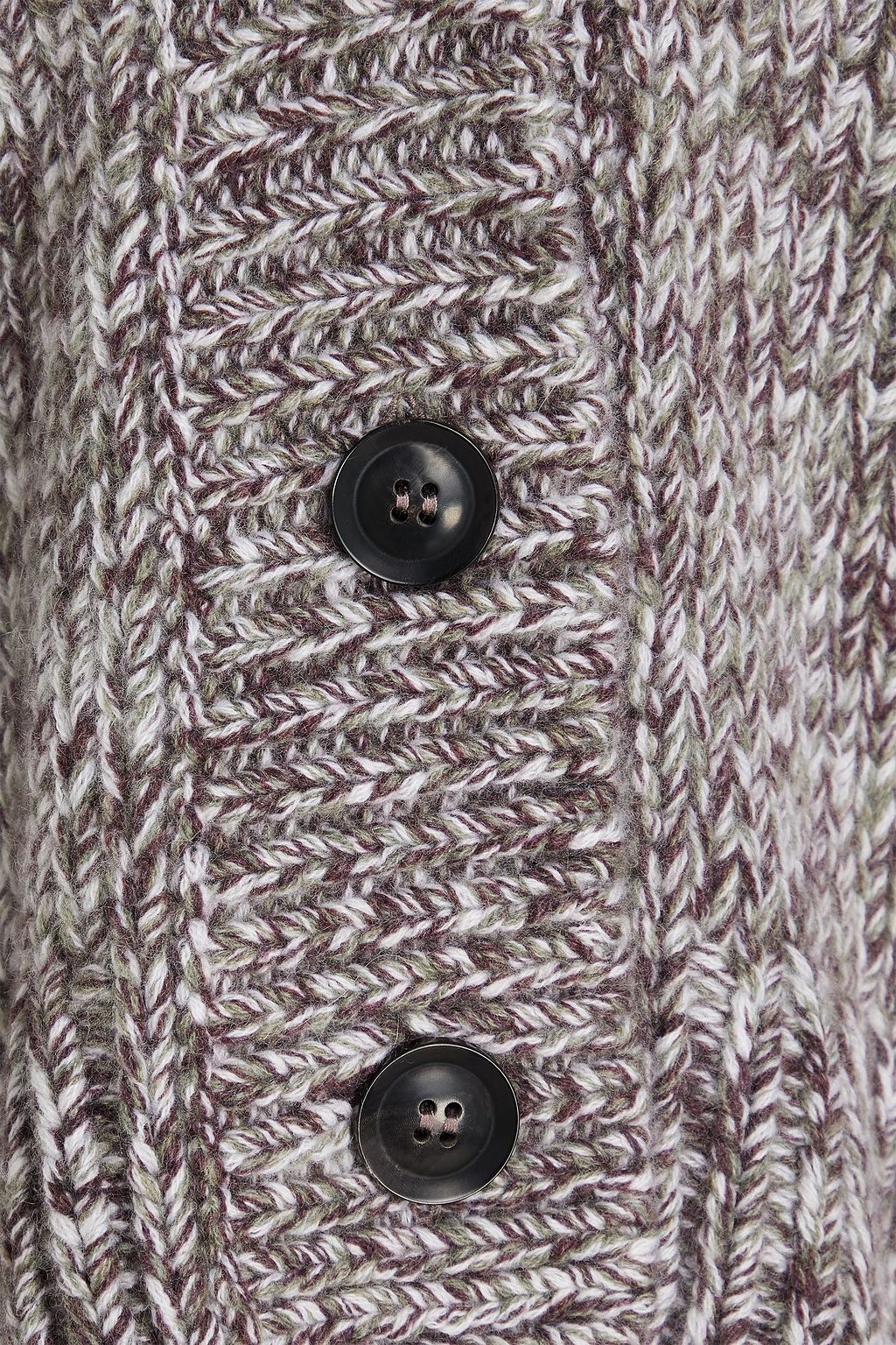 LE KASHA كارديغان "كمال" من الكشمير المغزول بلونين