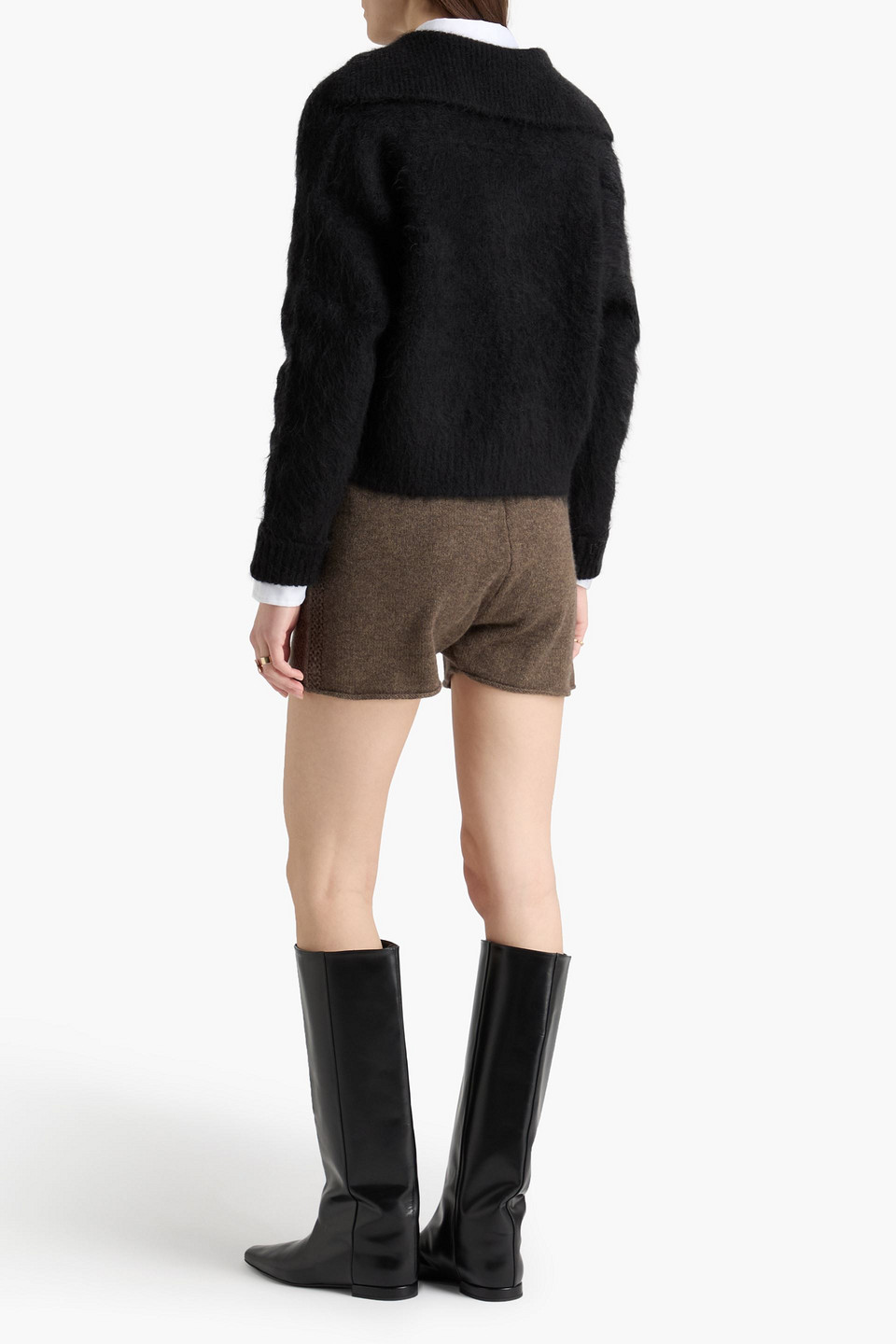  Le Kasha - Cashmere Shorts - Green - S 
