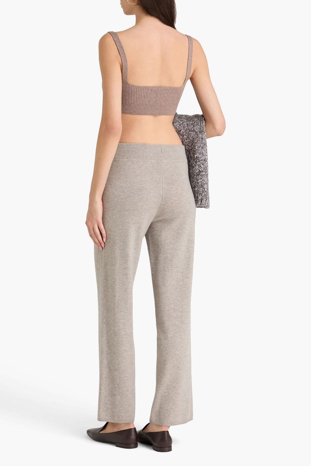 LE KASHA بنطال بأرجل مستقيمة "أوتاوا" من الكشمير