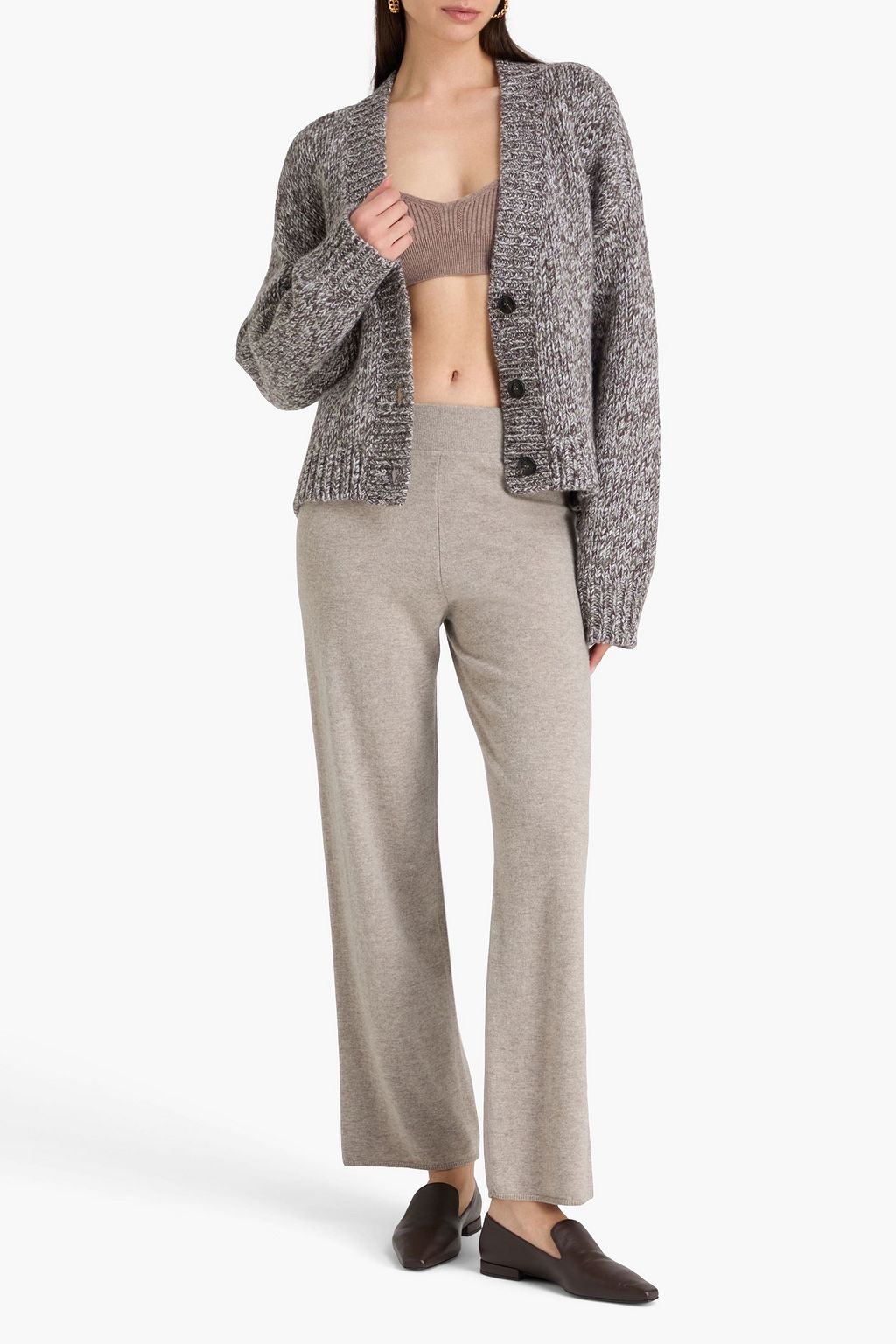 LE KASHA بنطال بأرجل مستقيمة "أوتاوا" من الكشمير