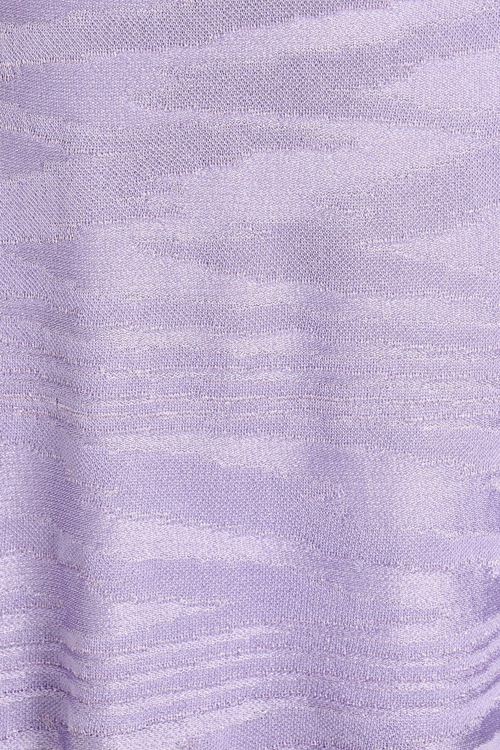 MISSONI فستان قصير من نسيج بحبكة جاكار بلون معدني