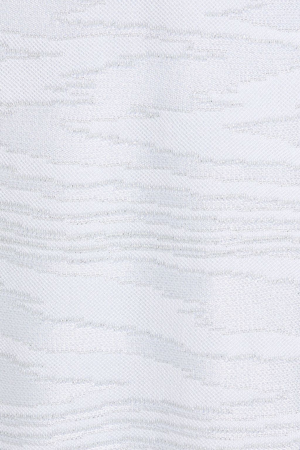 MISSONI فستان قصير من نسيج بحبكة جاكار بلون معدني