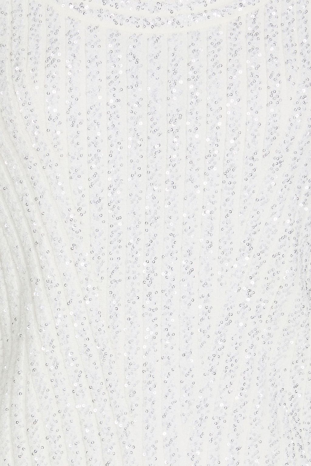 MISSONI Sequin-embellished ribbed crochet-knit sweater