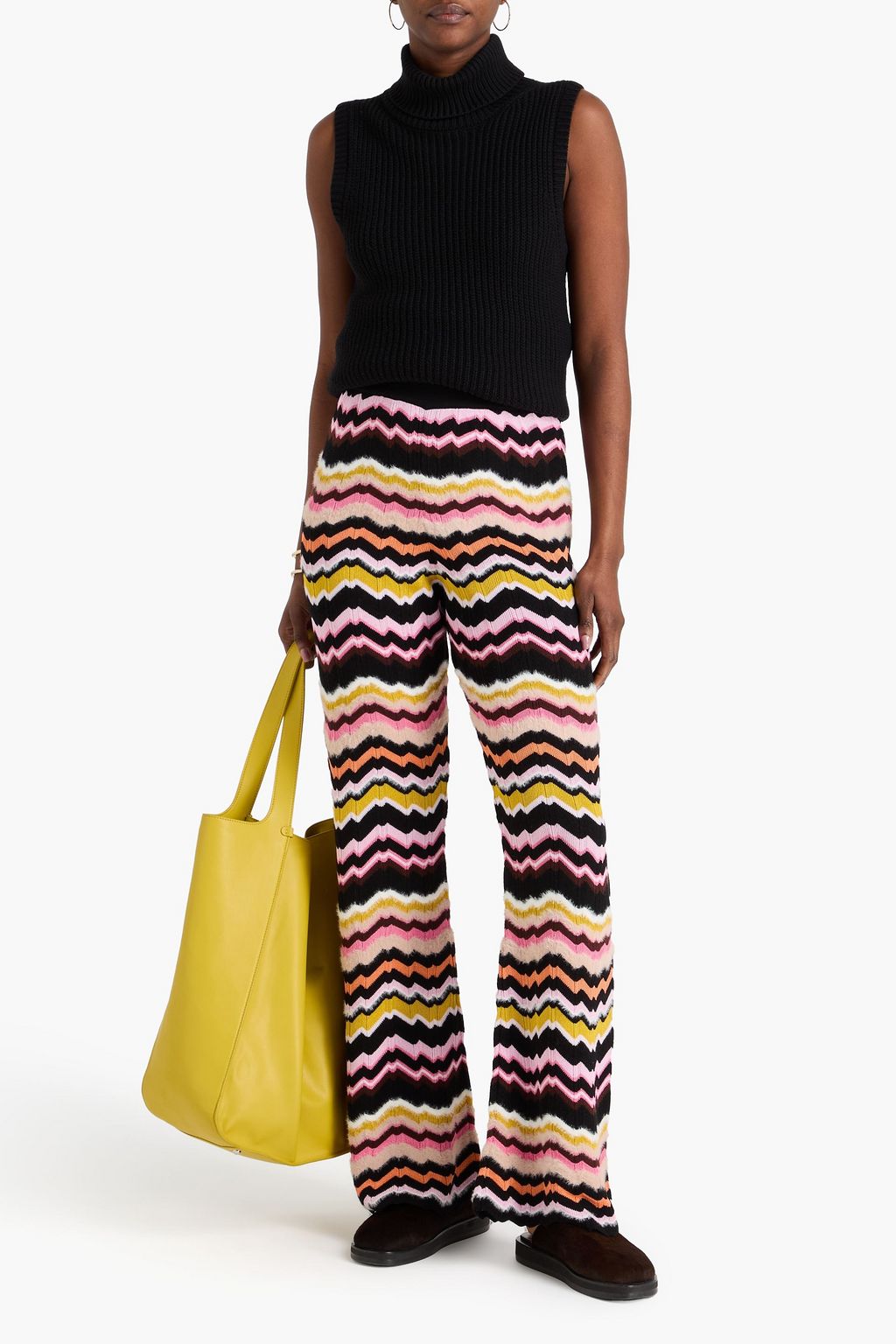 MISSONI Crochet-knit flared pants