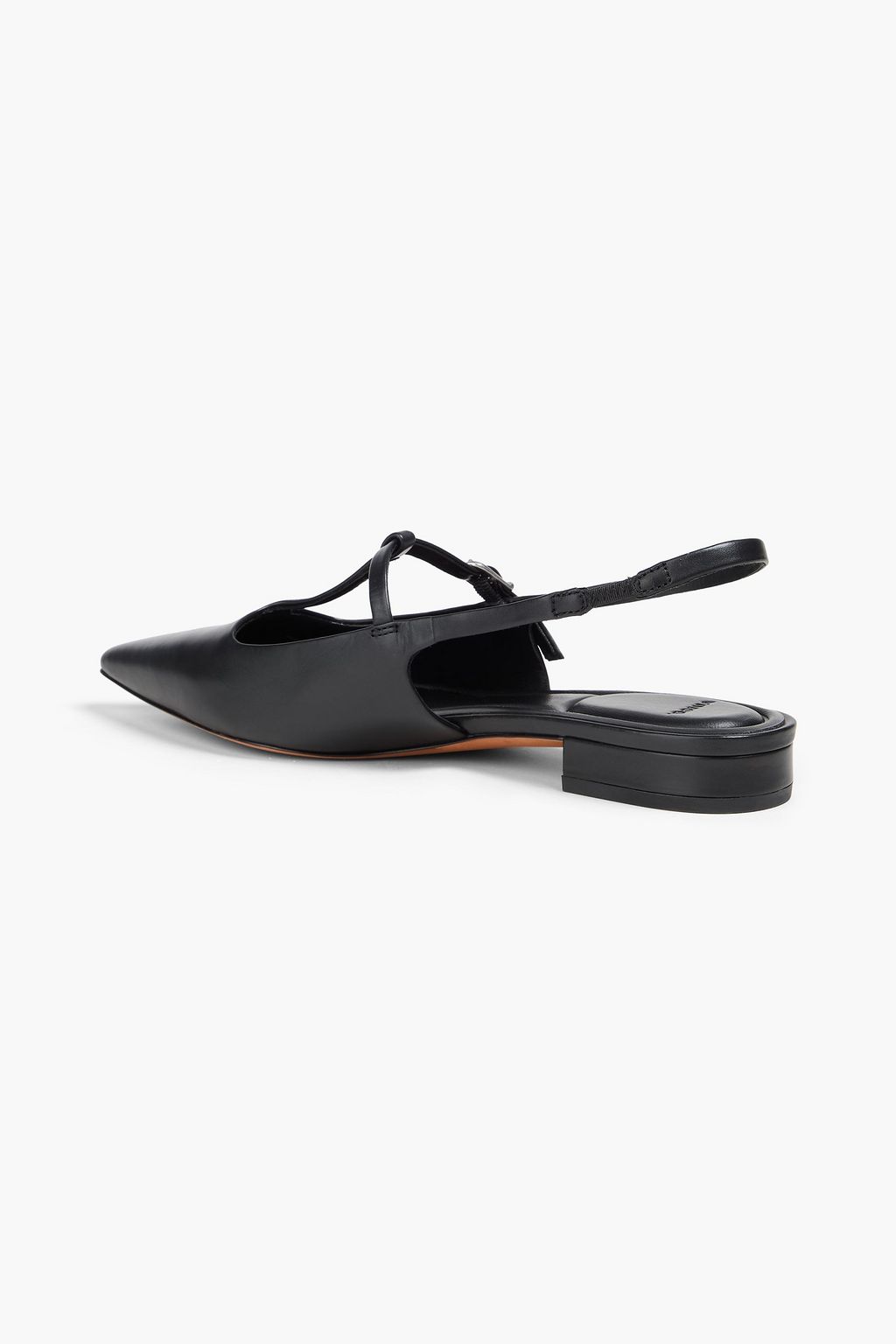 VINCE. Iliana leather slingback point-toe flats