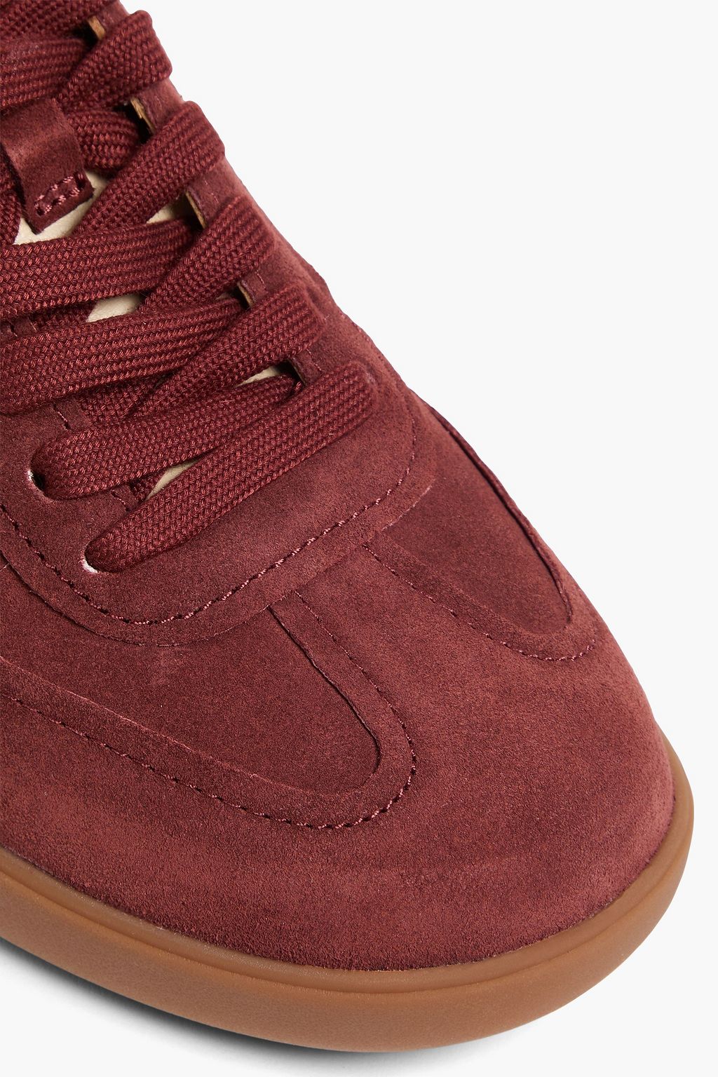 VINCE. حذاء سنيكرز "أويسيس" من جلد السويد بحواف من الجلد