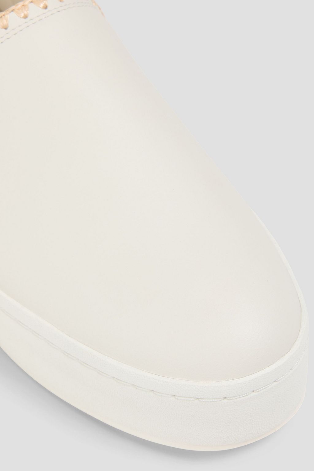 VINCE. حذاء سنيكرز بلاتفورم "وارن" سهل الارتداء من الجلد