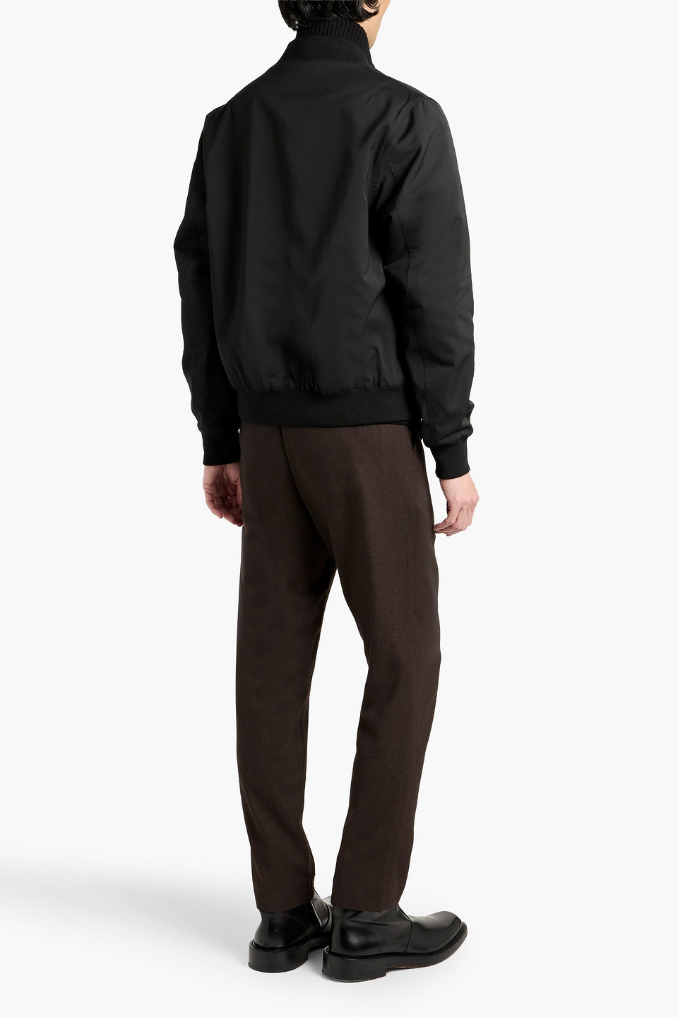 Dunhill Reversible Bomber Jacket In Black