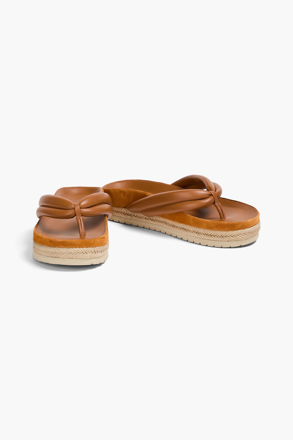  Vince. - Forest Leather Platform Sandals - Brown - Us 7 
