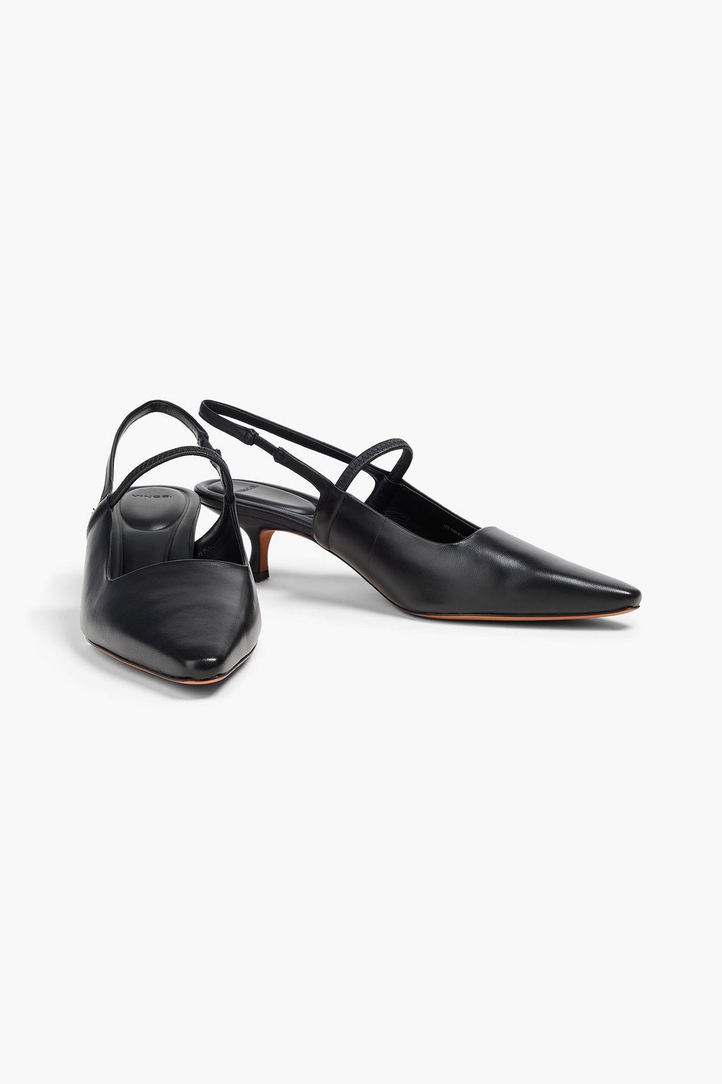VINCE. Venice leather slingback pumps