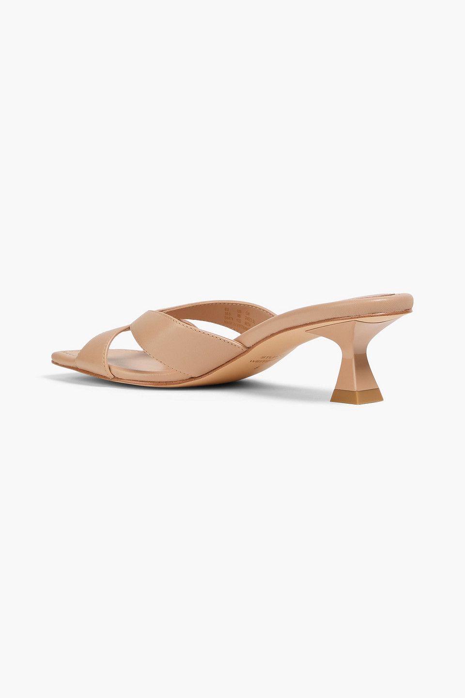  Stuart Weitzman - Miami 50 Leather Mules - Neutral - Us 8 