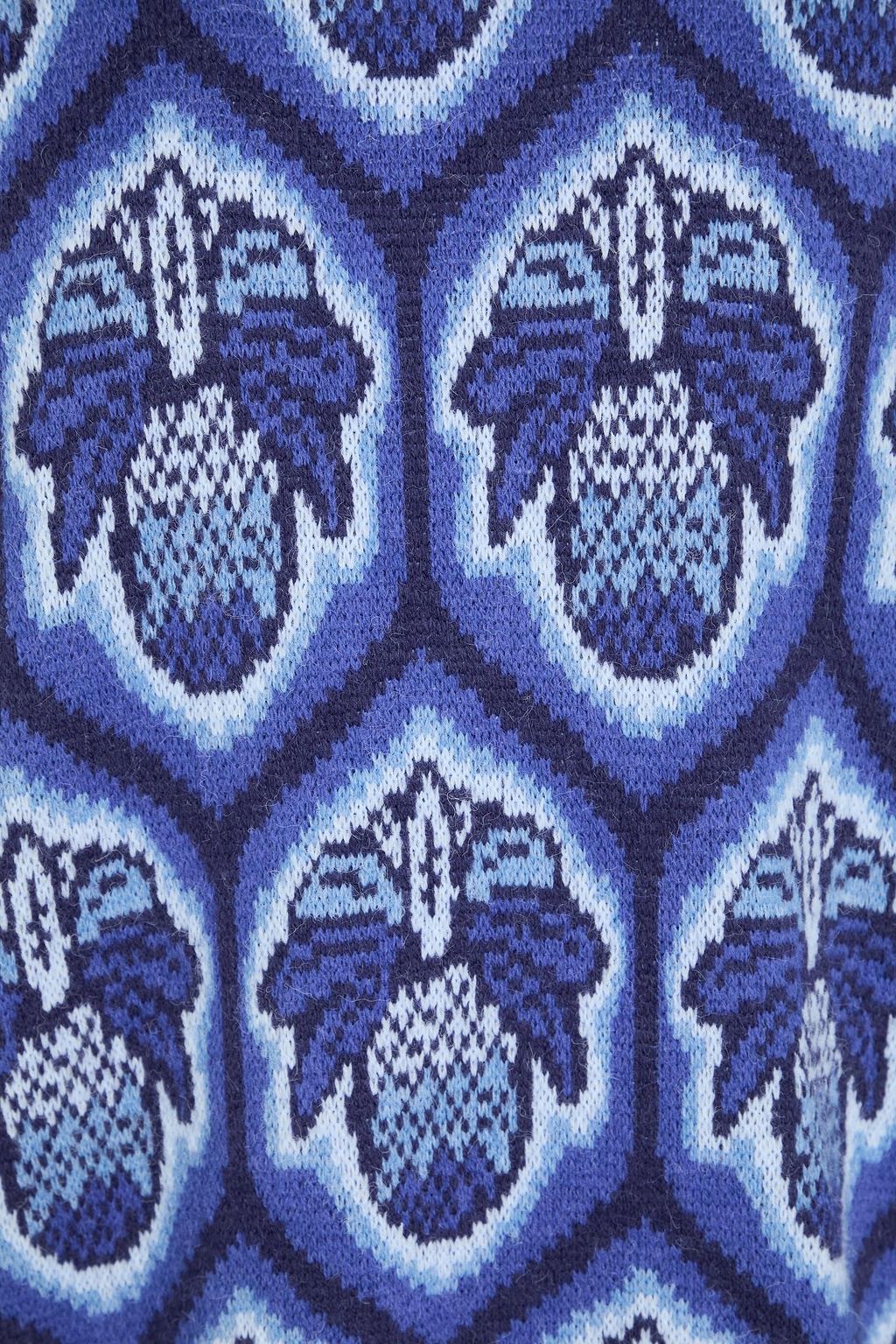 FARM RIO Jacquard-knit sweater