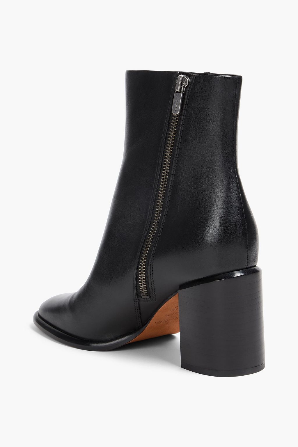 VINCE. حذاء بوت إلى الكاحل "لوكا" من الجلد