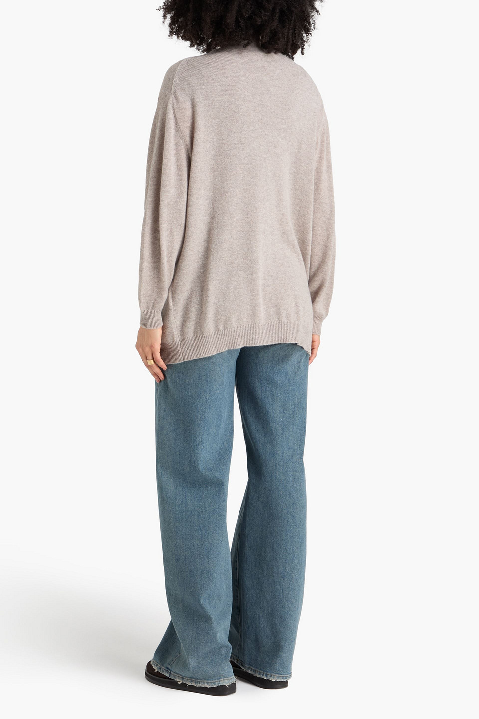  Le Kasha - Cardigan „erdenett“ Aus Meliertem Kaschmir - Neutral - Onesize 