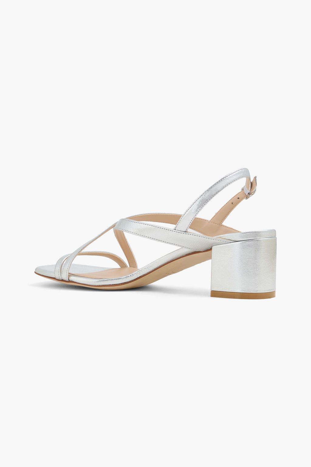 STUART WEITZMAN Oasis 50 metallic leather sandals