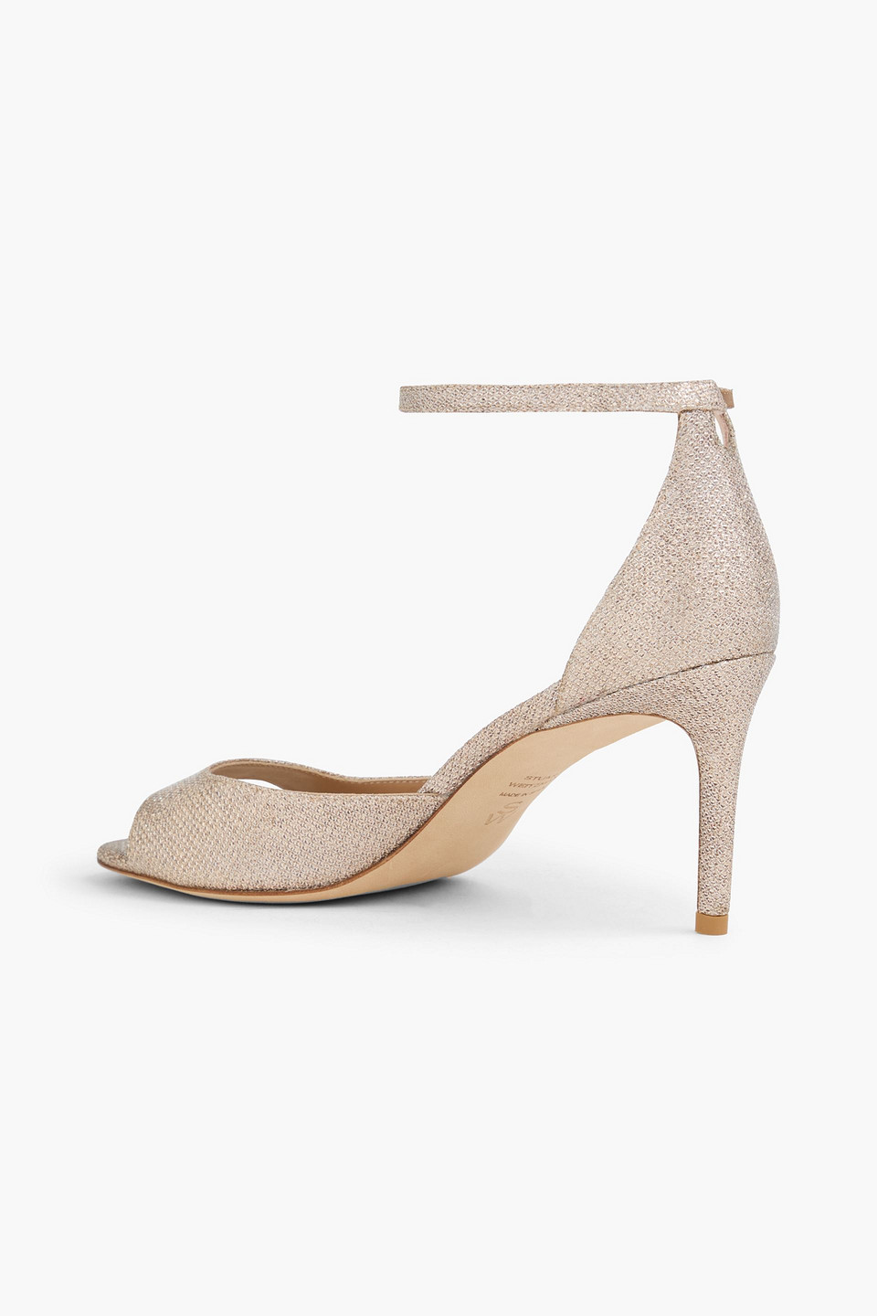  Stuart Weitzman - Lamé Sandals - Metallic - Us 8 
