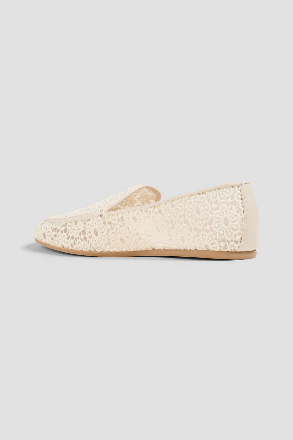  Stuart Weitzman - Lee Lace Loafers - White - Us 9 