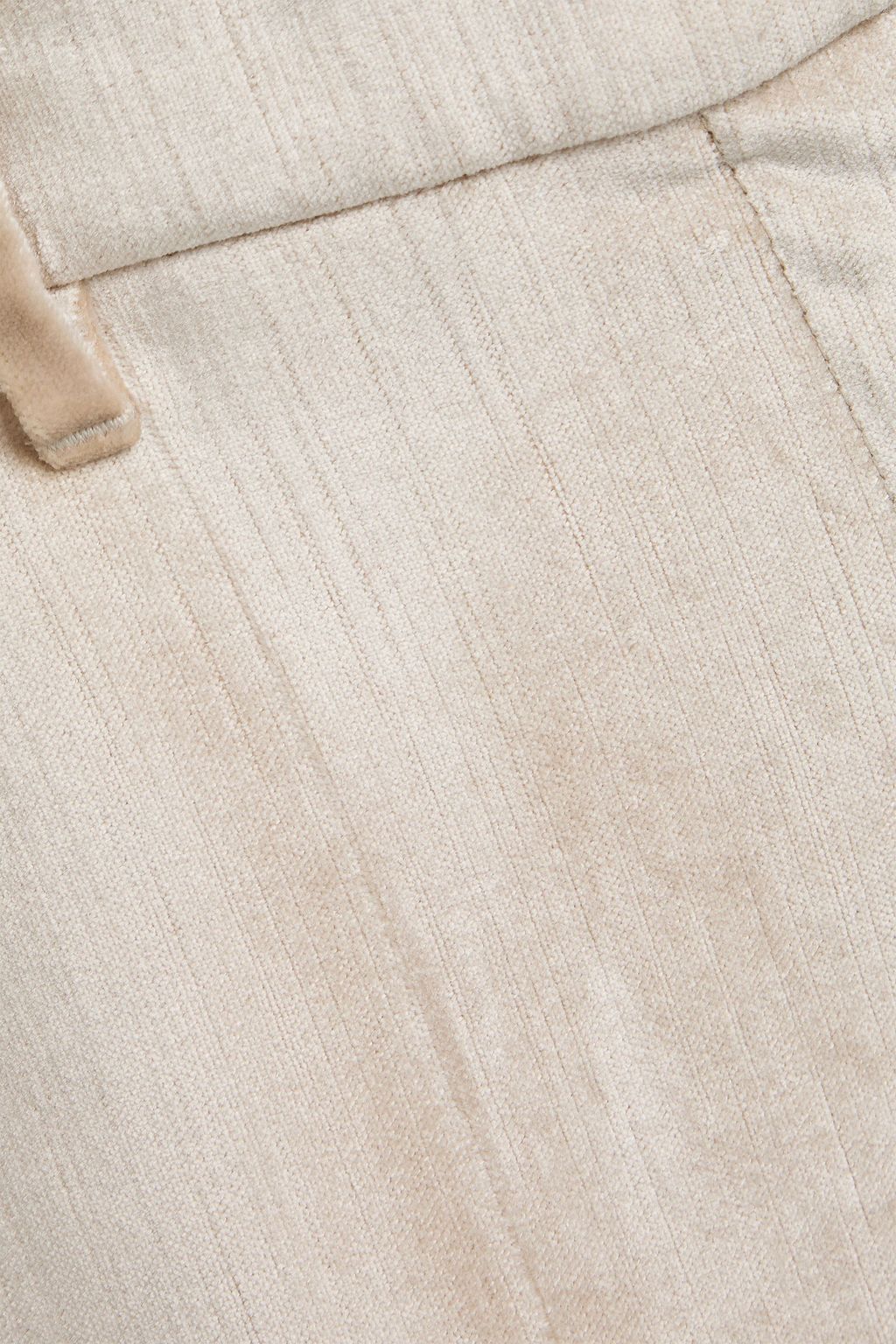 BRUNELLO CUCINELLI Cotton-blend velvet straight-leg pants