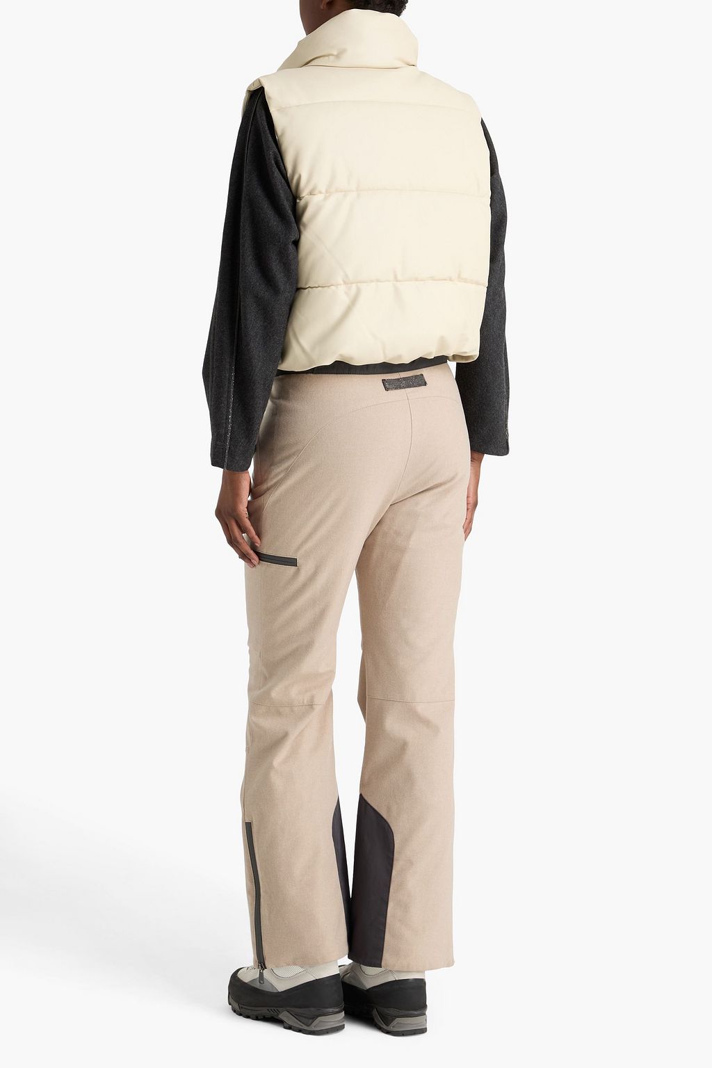 BRUNELLO CUCINELLI Wool-felt ski pants