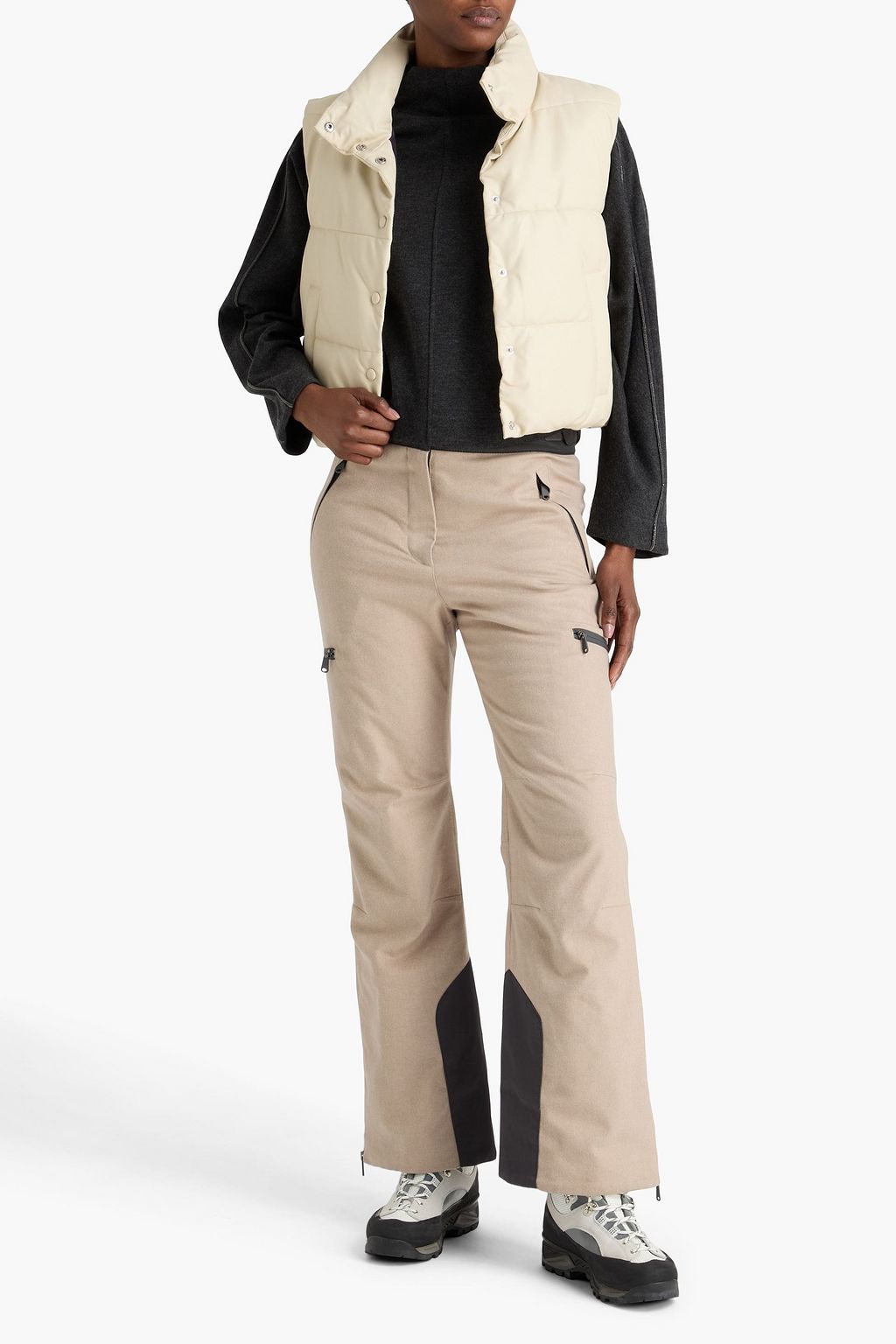 BRUNELLO CUCINELLI Wool-felt ski pants