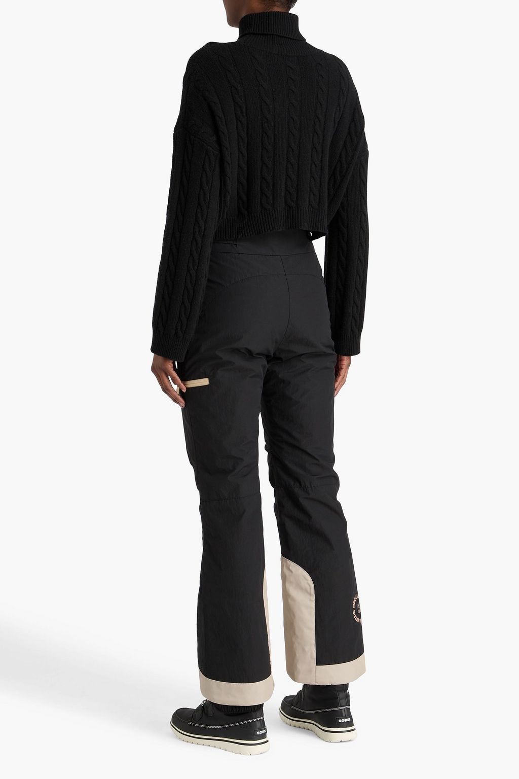 BRUNELLO CUCINELLI Two-tone bootcut ski pants