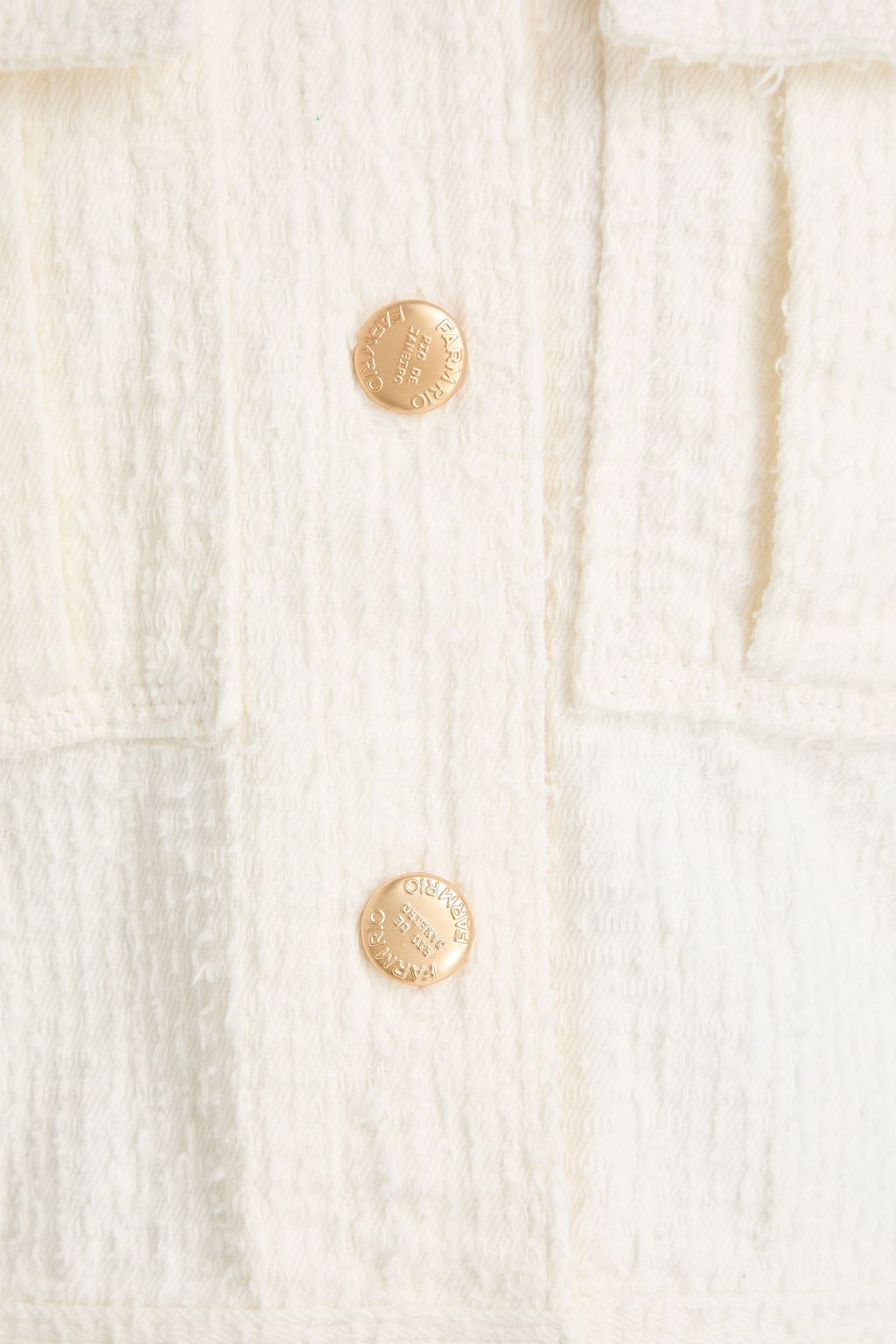 FARM RIO Jacke aus Baumwoll-Twill mit Fransen