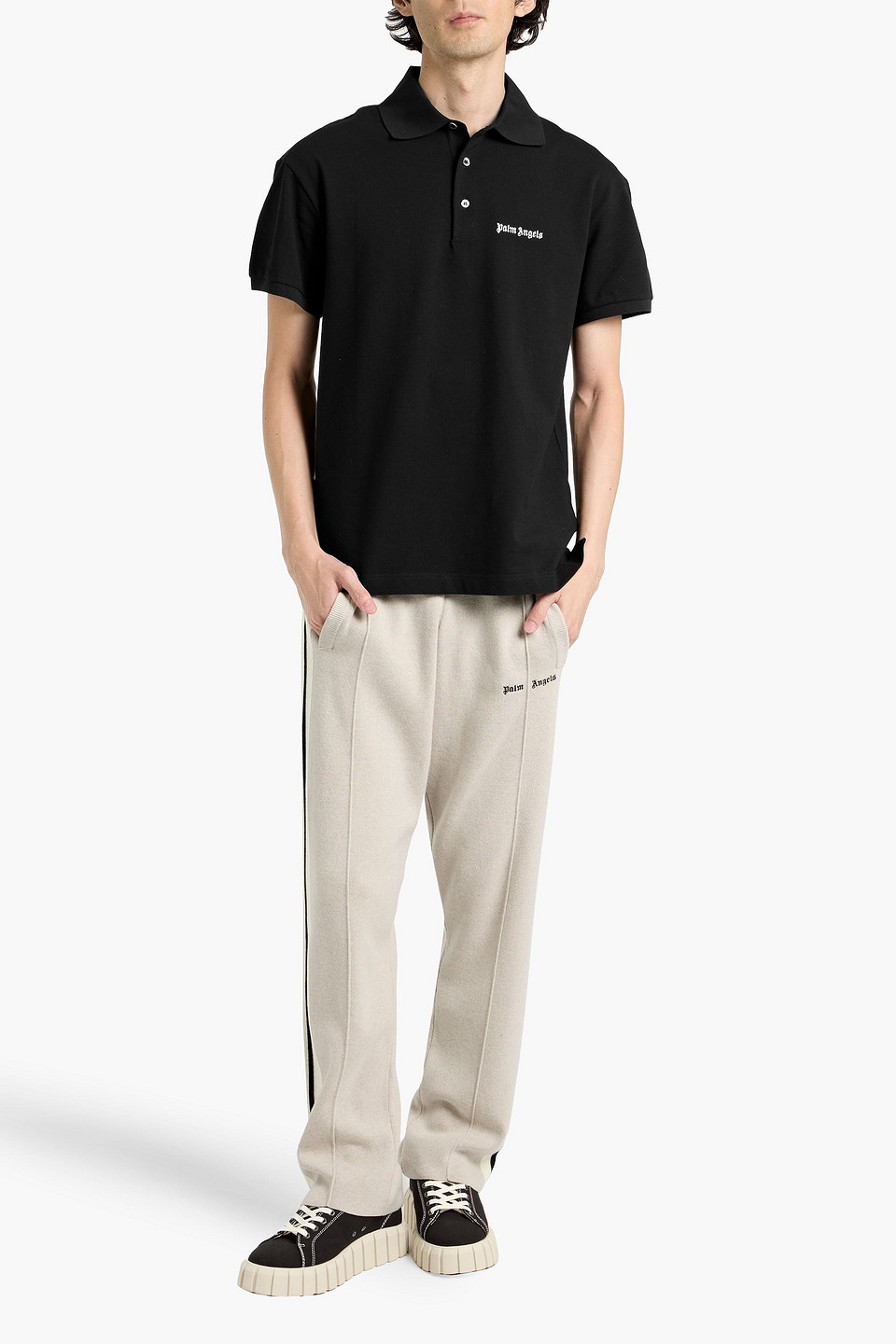  Palm Angels - Track Pants Aus Strick - Neutral - Xs 