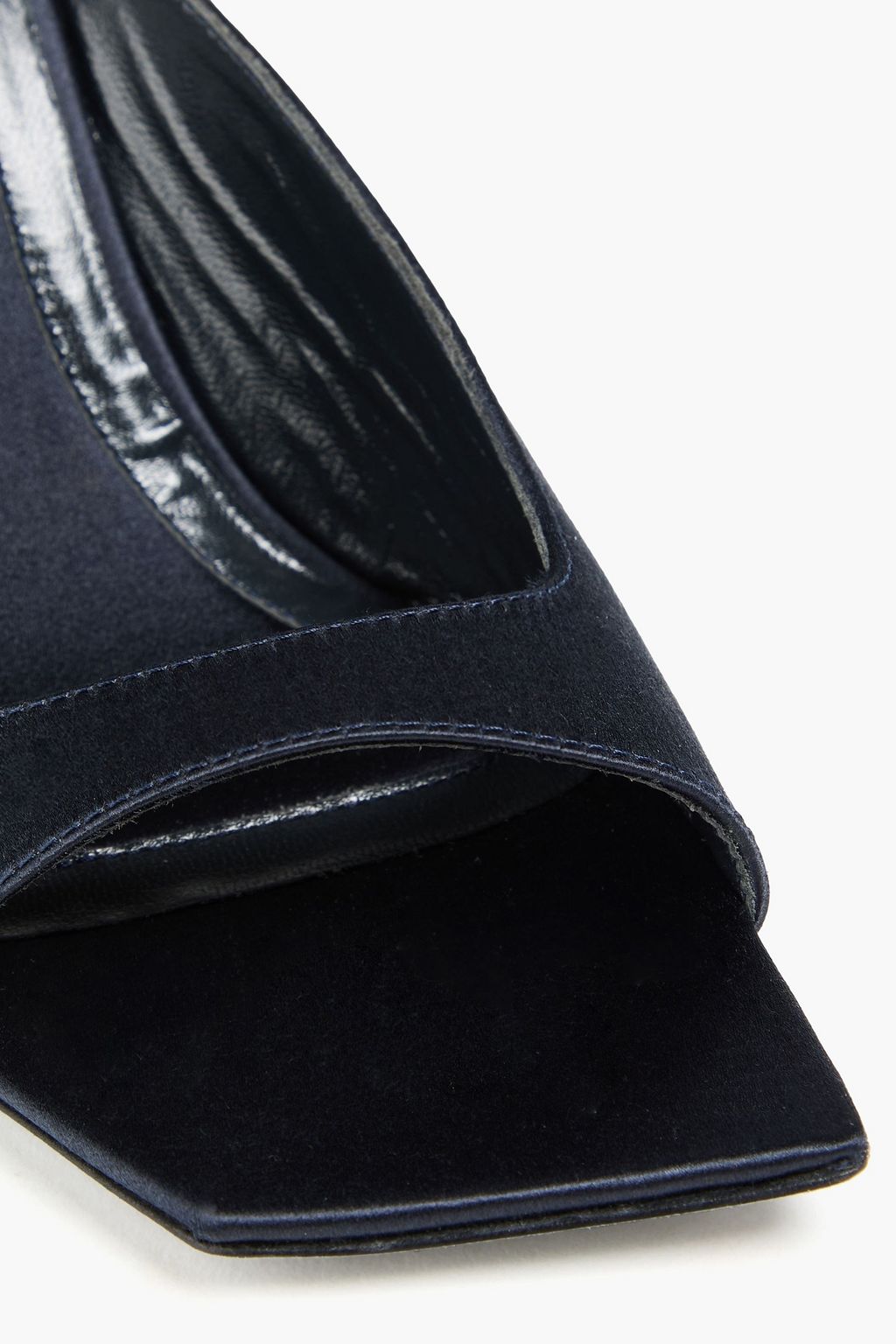 BENEDETTA BRUZZICHES Cossira crystal-embellished satin mules