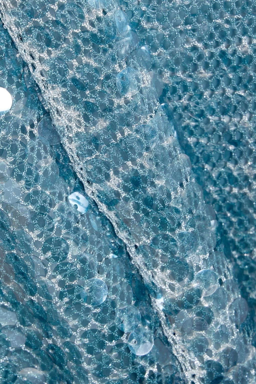 SIMKHAI Alayna sequined mesh mini dress