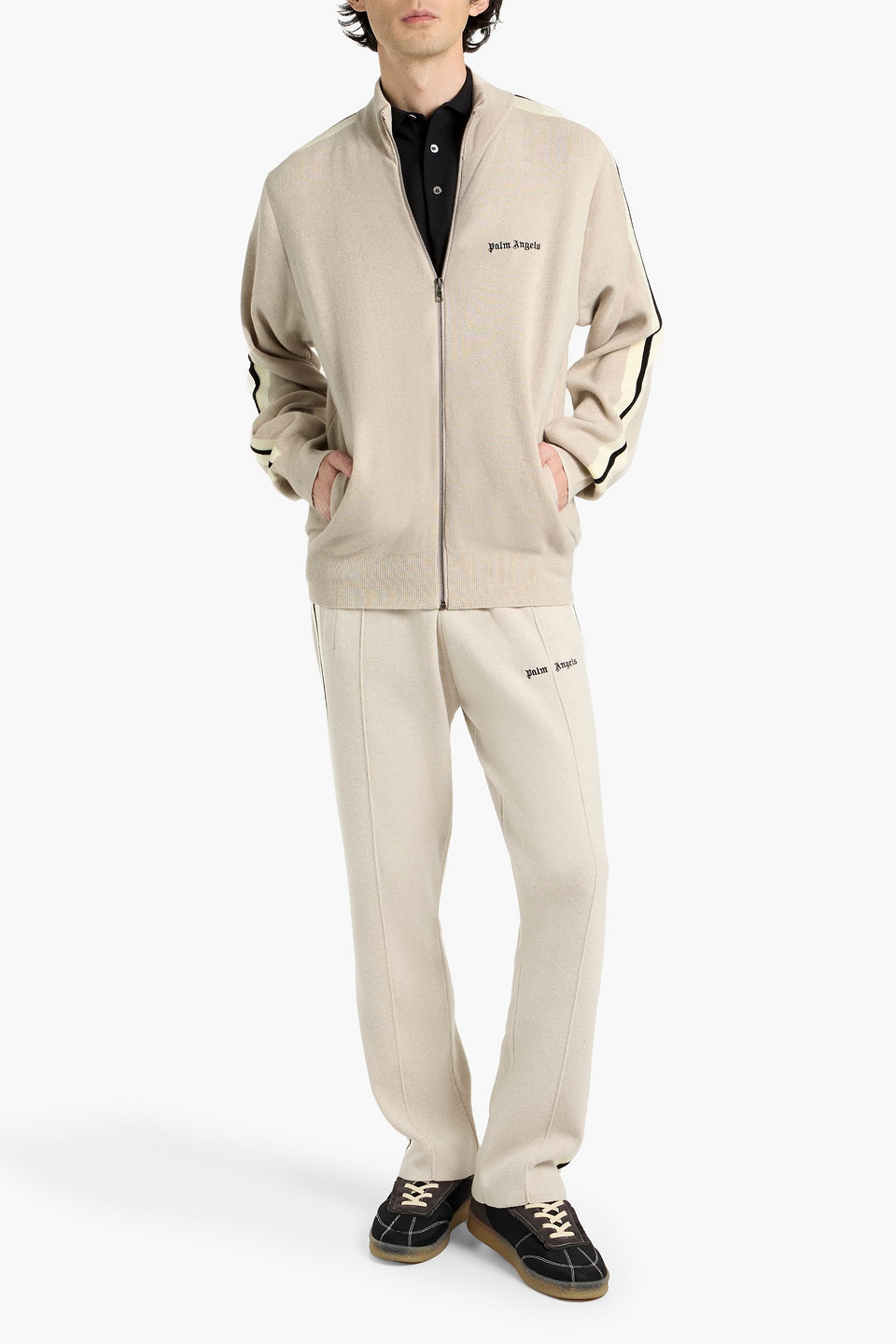  Palm Angels - Cardigan Aus Strick Mit Reißverschluss - Neutral - Xxs 