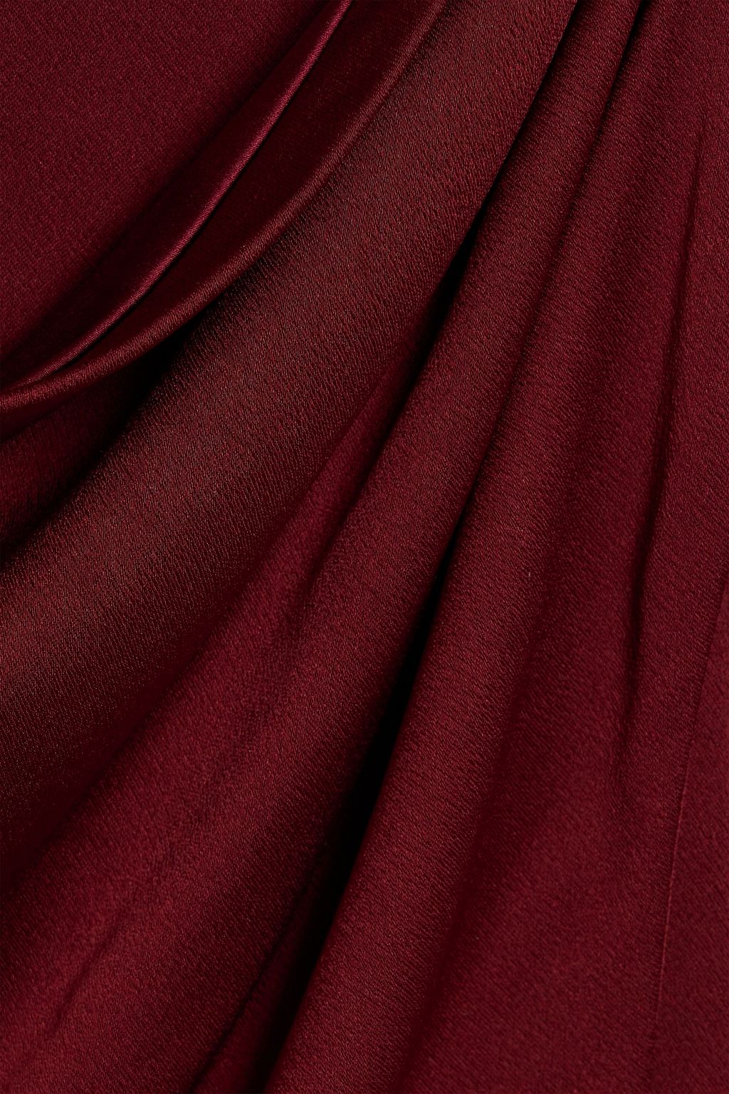 SIMKHAI Quiana draped satin gown