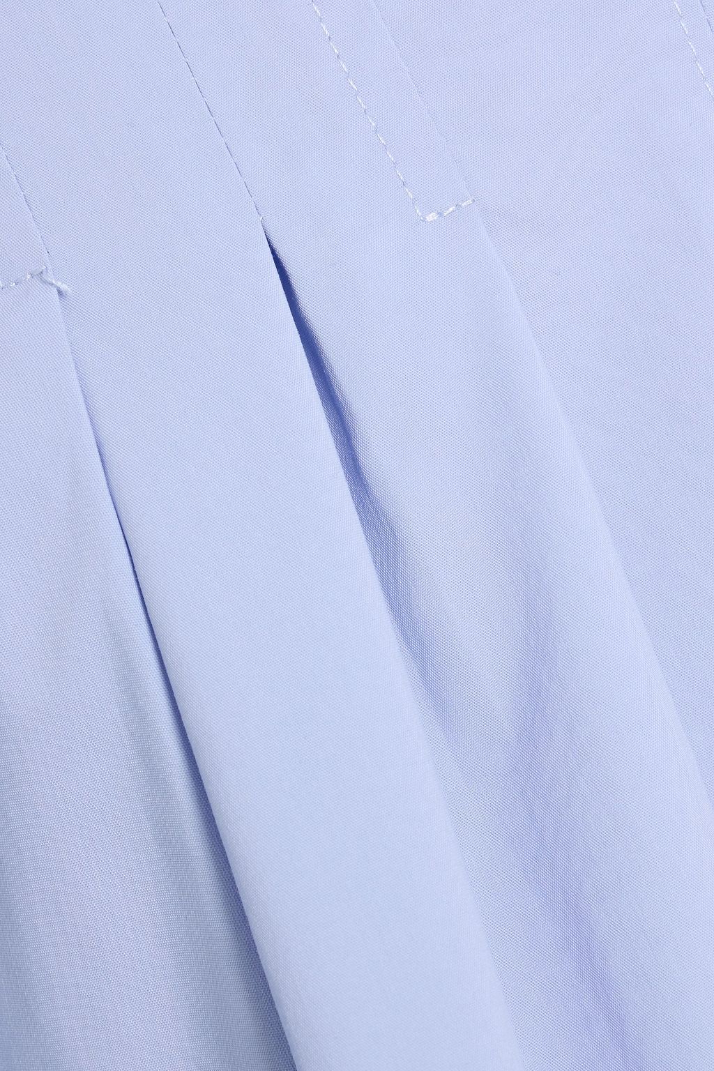 SIMKHAI Kittiya pleated cotton-blend poplin midi dress