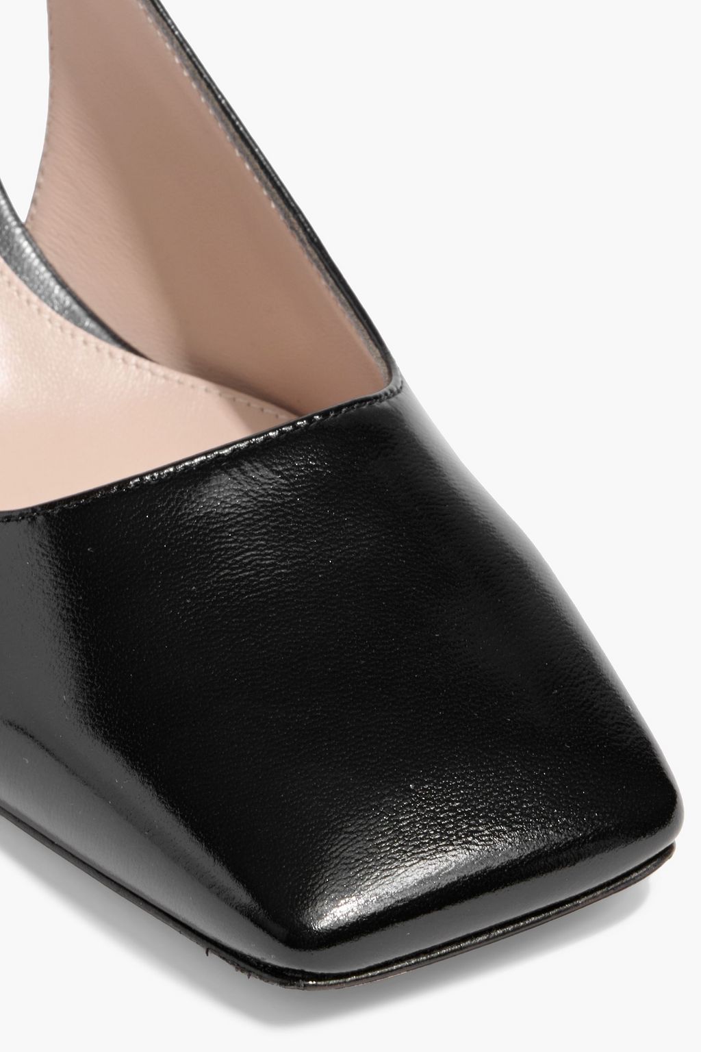 GIANVITO ROSSI Freeda 55 leopard-print glossed-leather slingback pumps