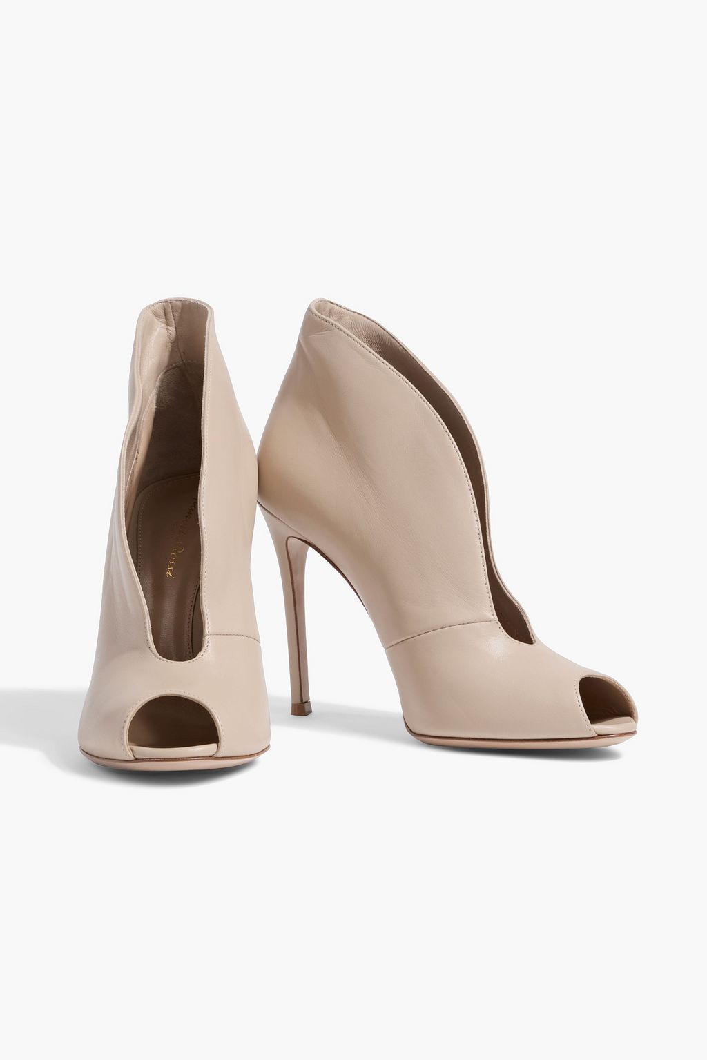 GIANVITO ROSSI Vamp leather ankle boots