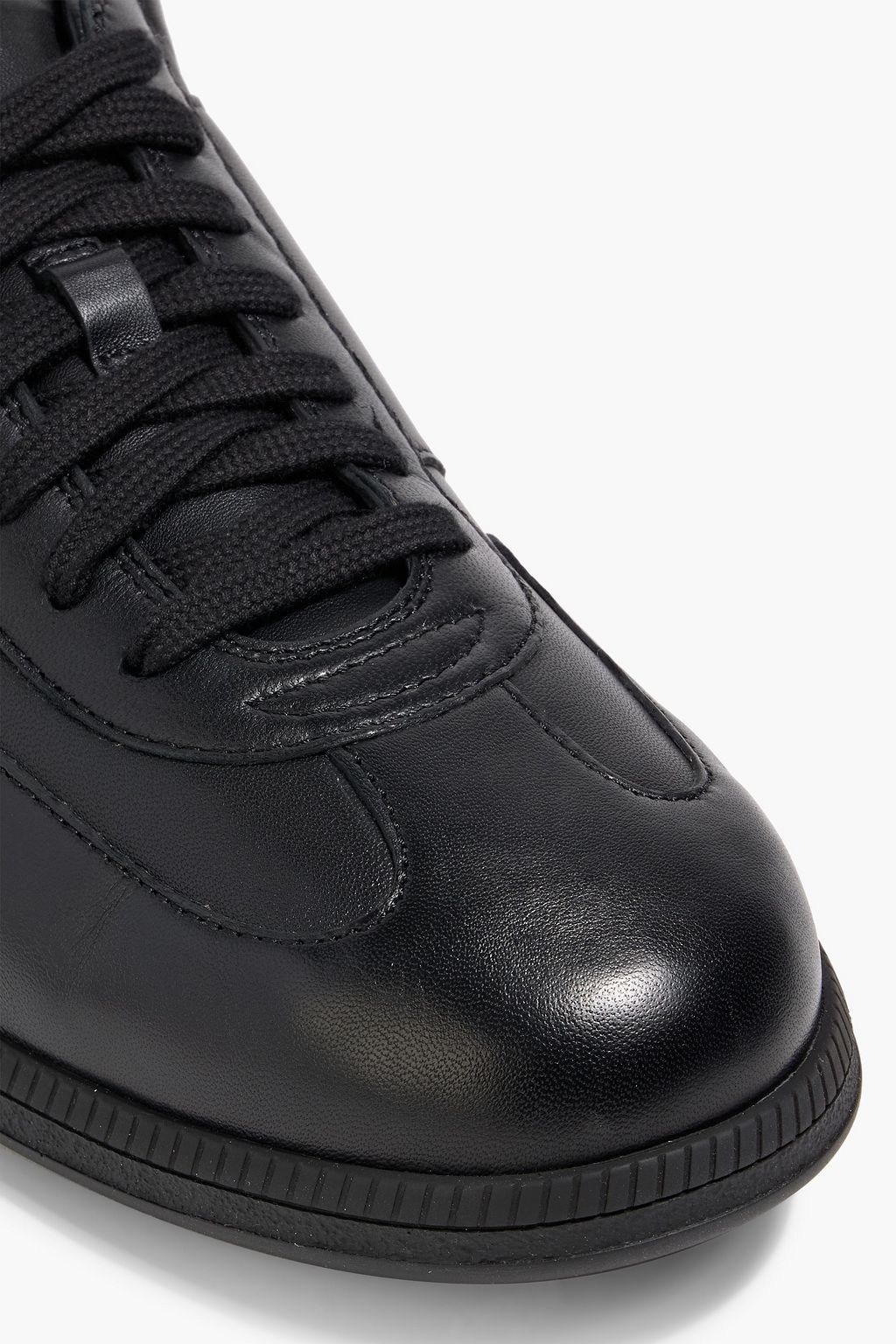 SANTONI Dbs leather sneakers