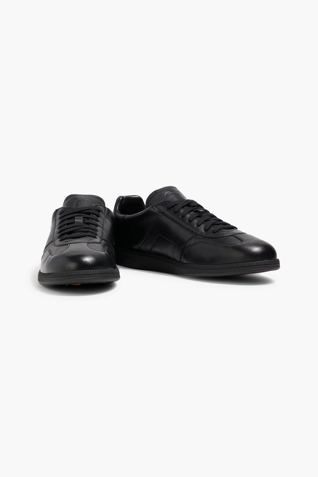 SANTONI Dbs leather sneakers