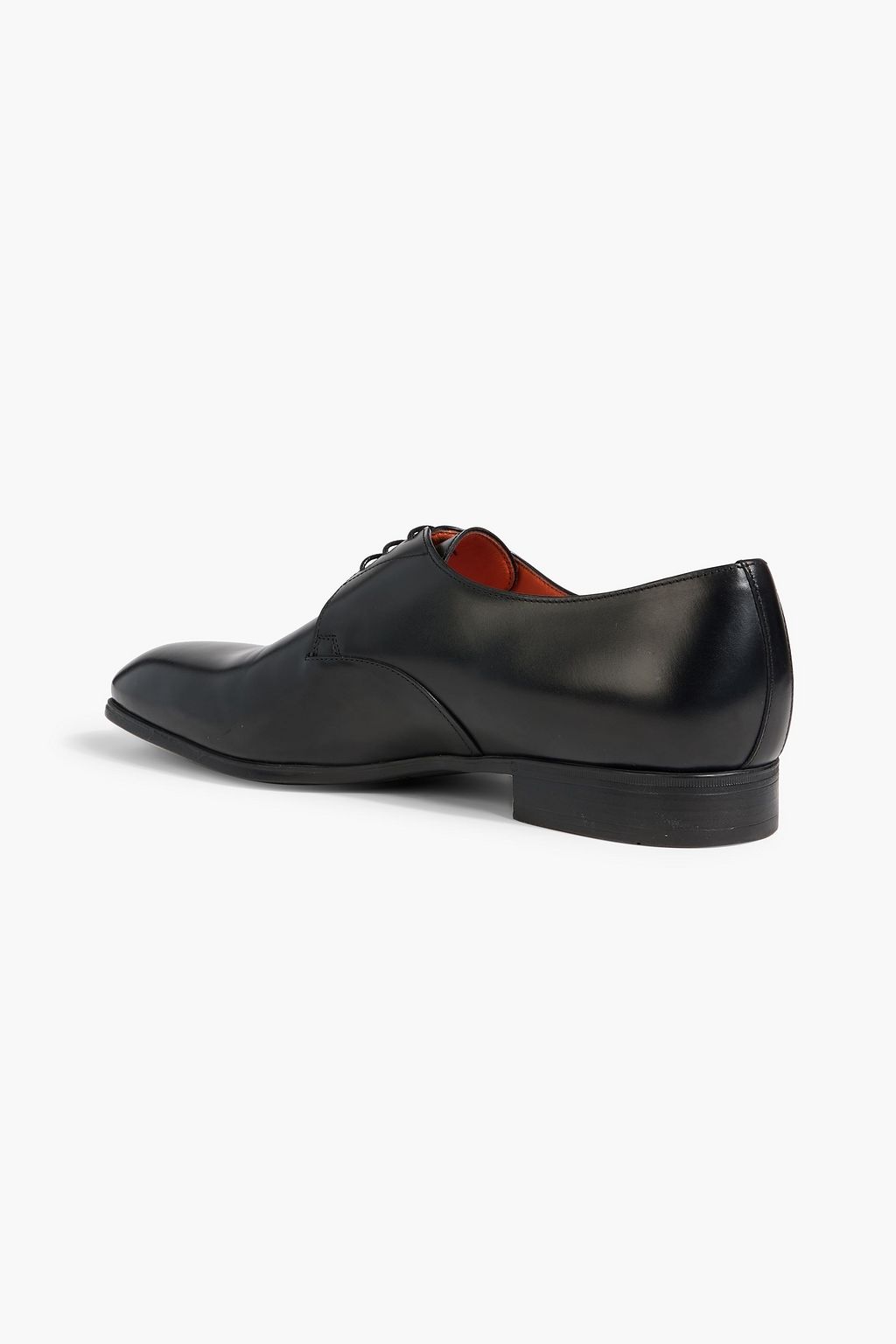 SANTONI Induct leather derby shoes