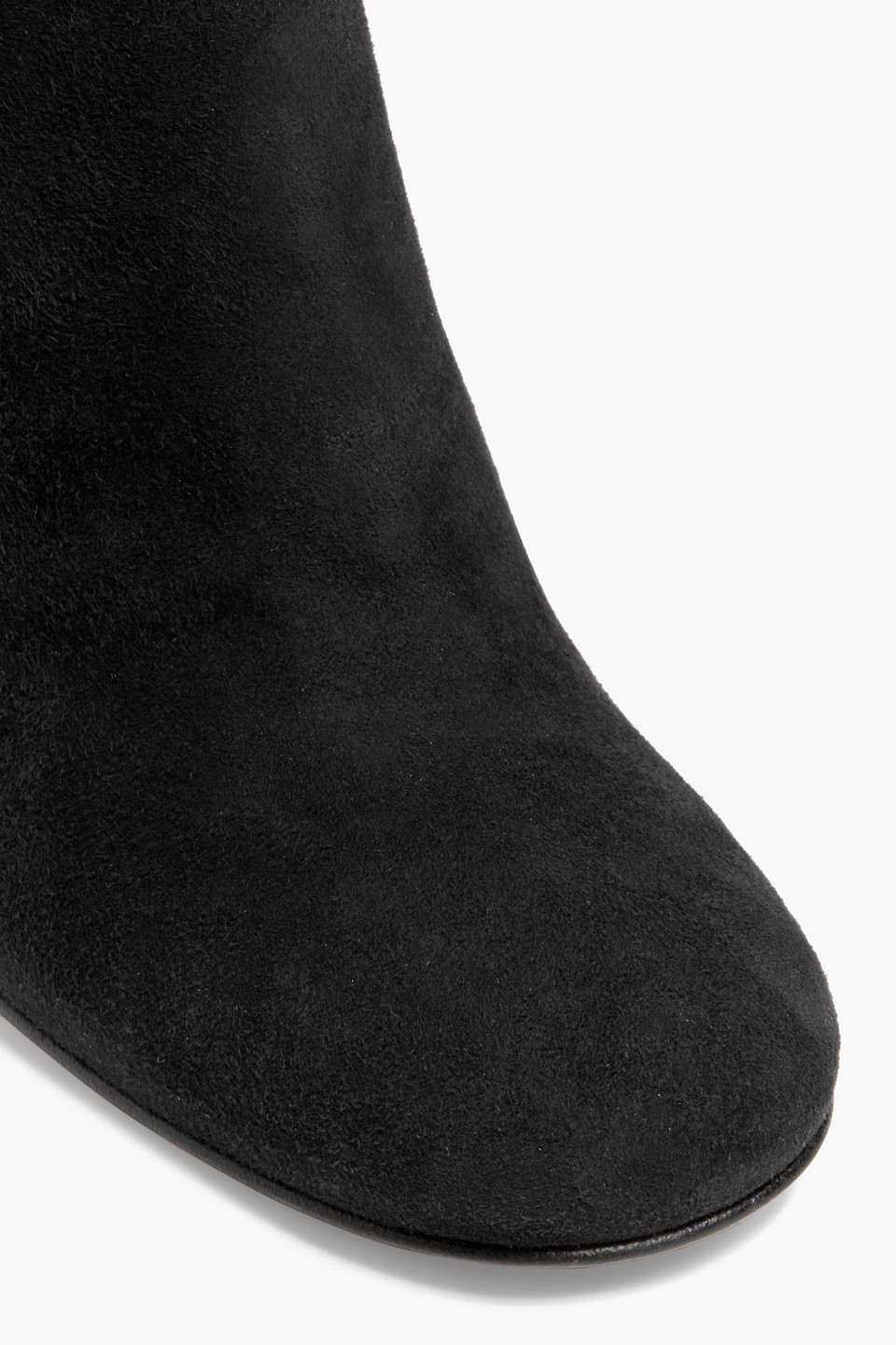 Gianvito Rossi Bellamy Suede Ankle Boots In Black