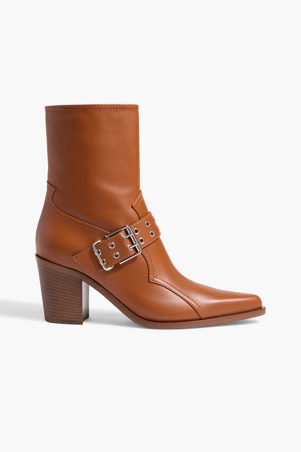 Gianvito Rossi Arizona Leather Ankle Boots In Brown
