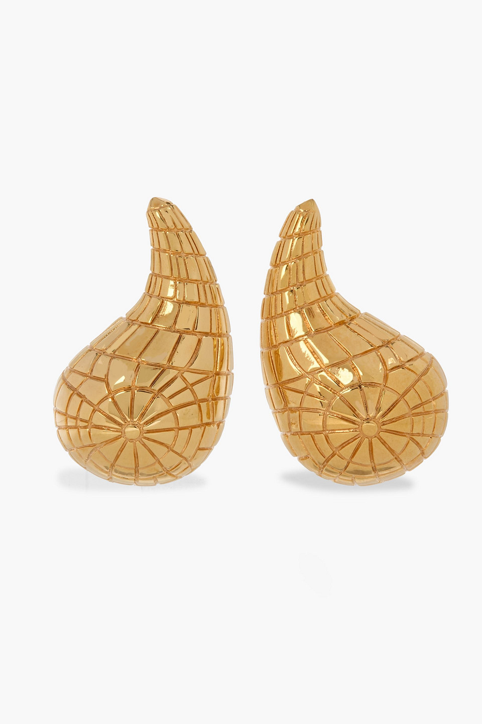 Oscar De La Renta Gold-tone Earrings