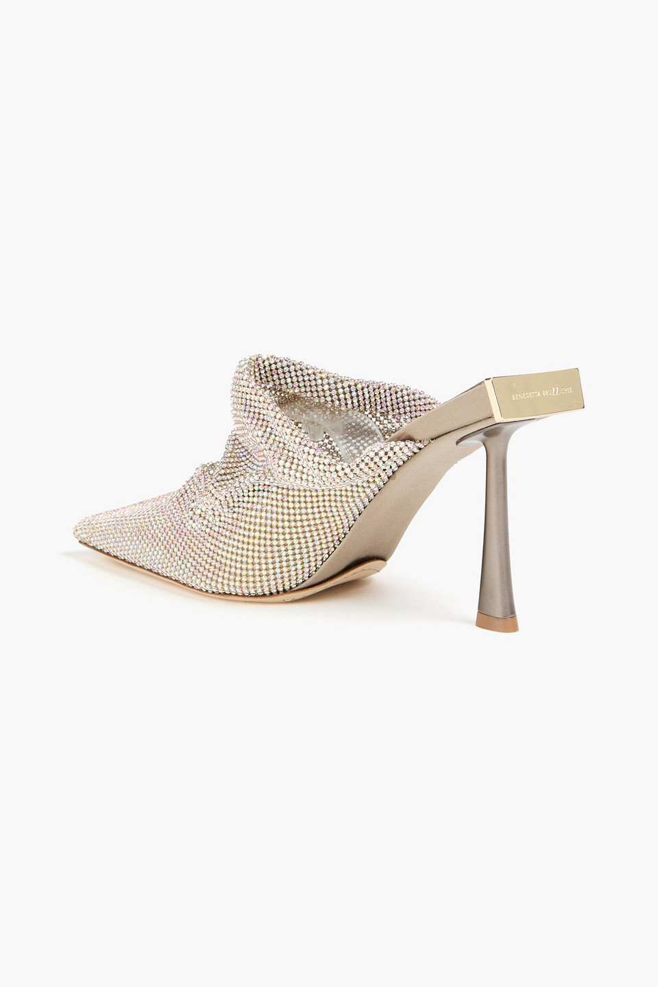  Benedetta Bruzziches - Goliarda Chainmail Mules - Metallic - Eu 36 