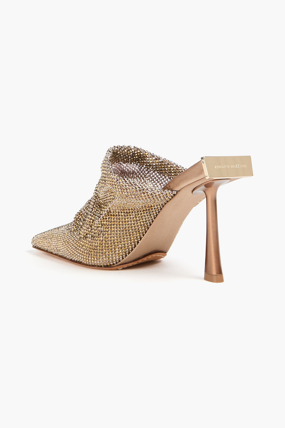  Benedetta Bruzziches - Goliarda Chainmail Mules - Metallic - Eu 36 