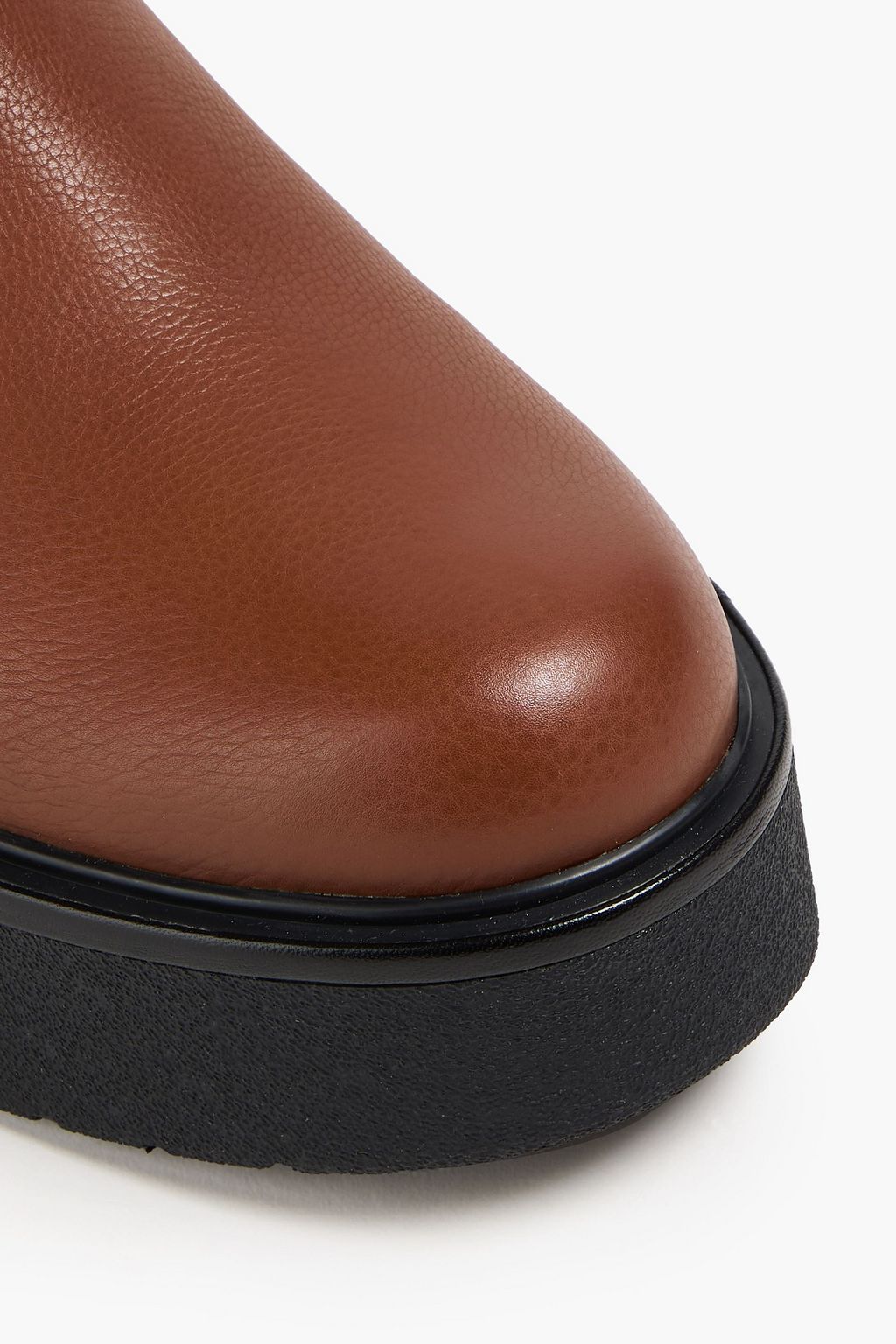 VINCE. Brinton leather platform Chelsea boots