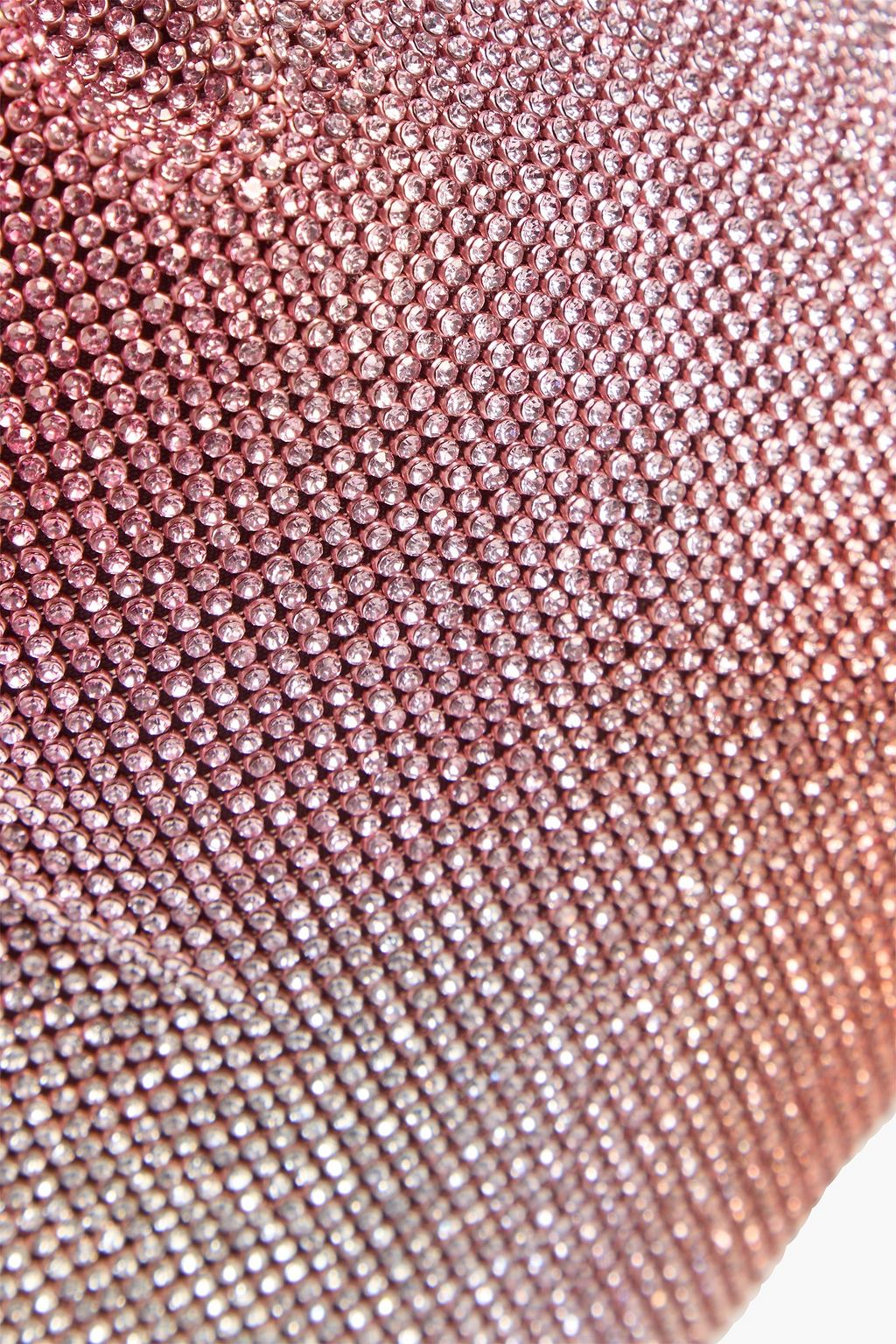 BENEDETTA BRUZZICHES حقيبة كتف "أورسولينا" من الزرد ومزينة بالكريستال