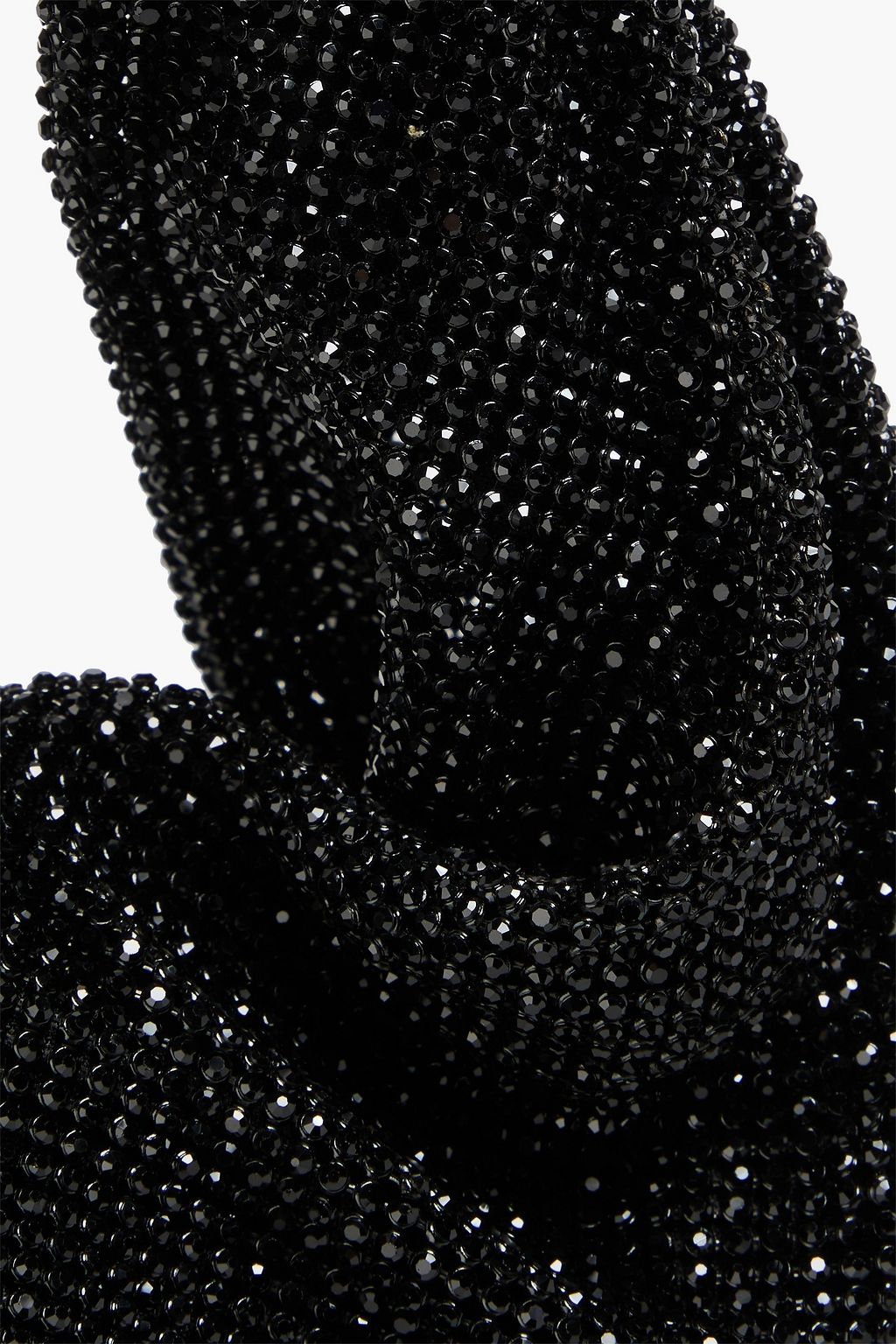 BENEDETTA BRUZZICHES حقيبة كتف "أورسولينا" من الزرد ومزينة بالكريستال