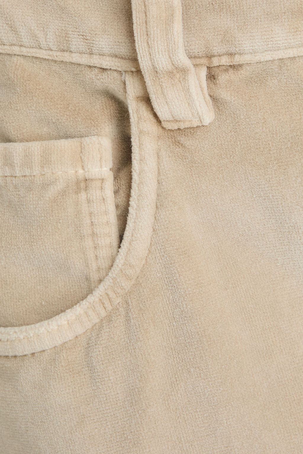 BRUNELLO CUCINELLI Hose mit weitem Bein aus Baumwollsamt