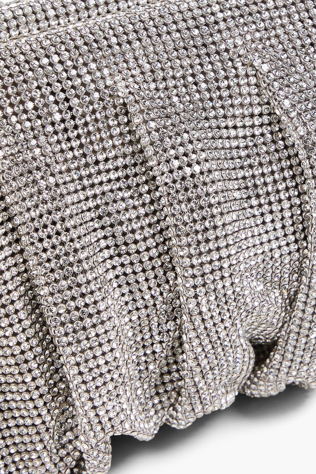 BENEDETTA BRUZZICHES Venus La Grande crystal-embellished chainmail clutch
