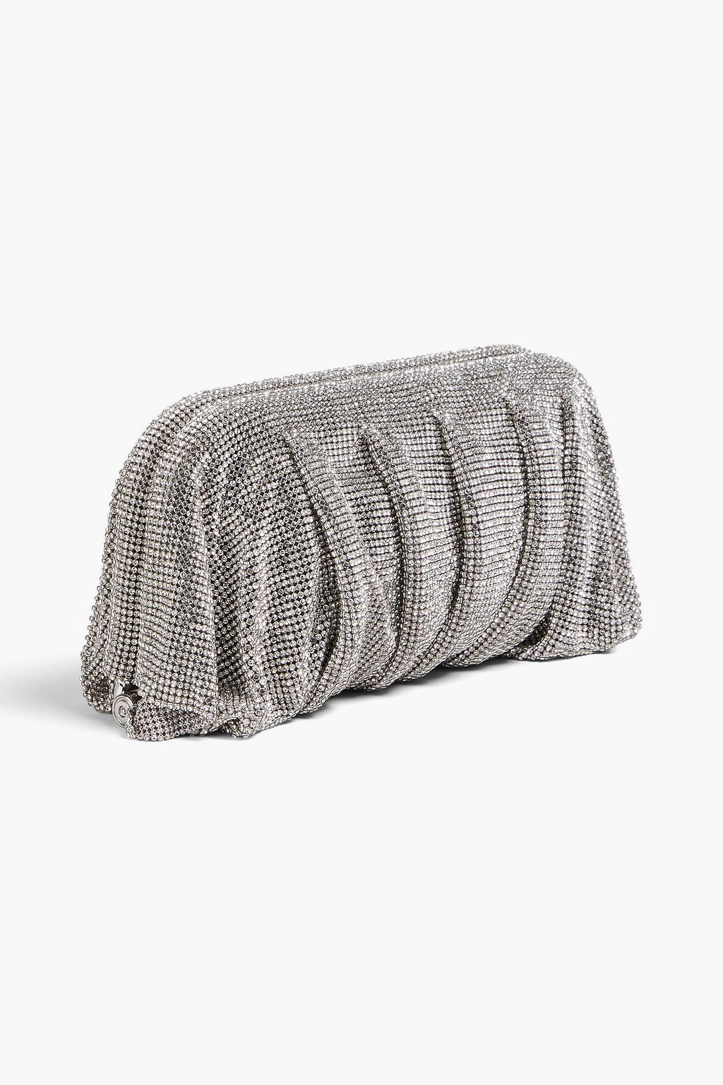 BENEDETTA BRUZZICHES Venus La Grande crystal-embellished chainmail clutch