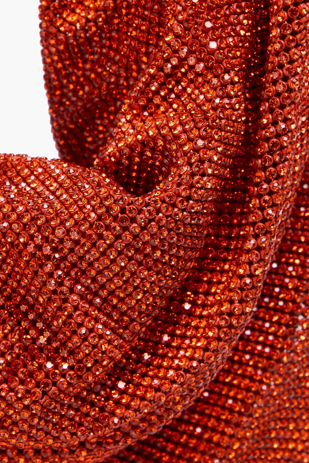 BENEDETTA BRUZZICHES حقيبة كتف "أورسولينا" من الزرد ومزينة بالكريستال