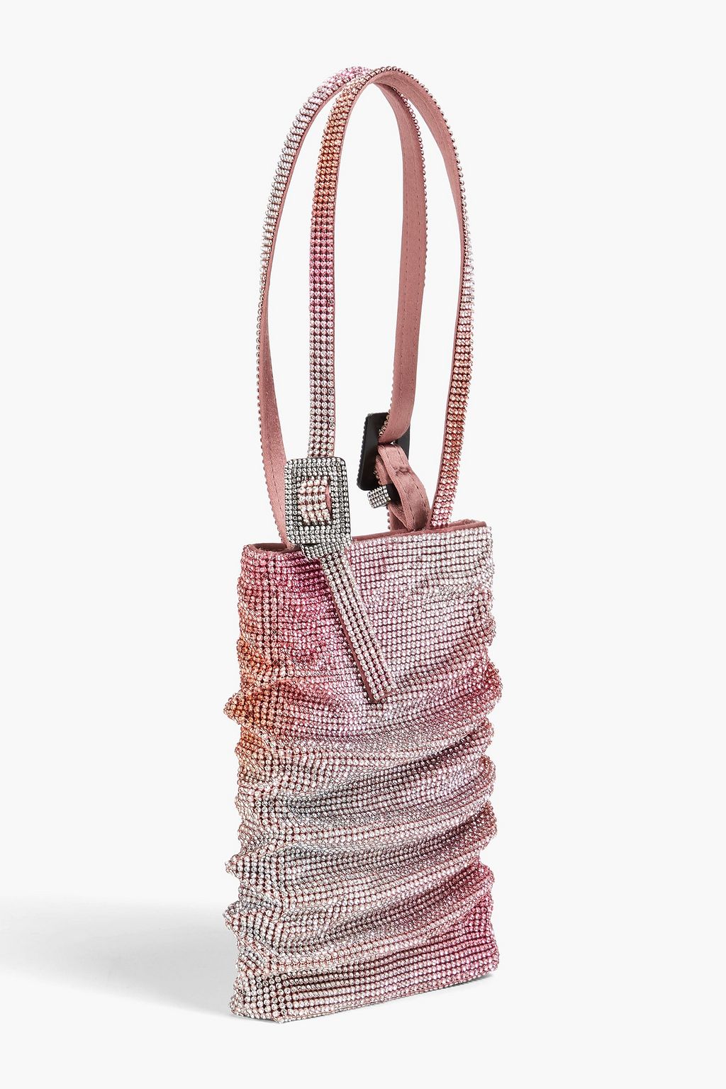 BENEDETTA BRUZZICHES حقيبة توت "لولو لا بيتيت" من الزرد بتصميم منسدل مزيّنة بالكريستال